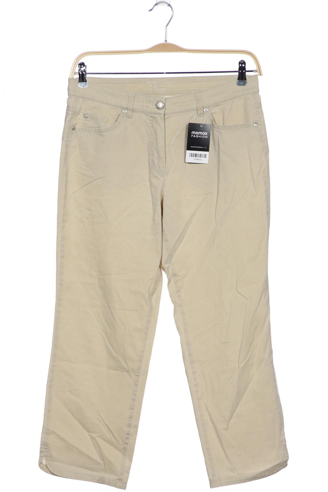 

Gerry Weber Damen Stoffhose, beige, Gr. 33