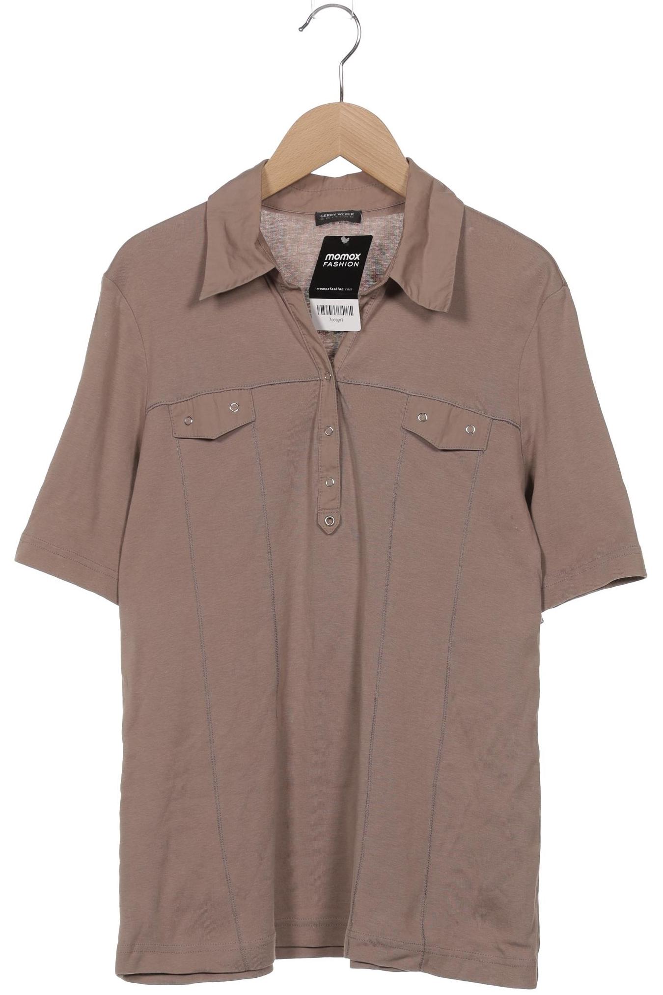 

Gerry Weber Damen Poloshirt, braun, Gr. 42