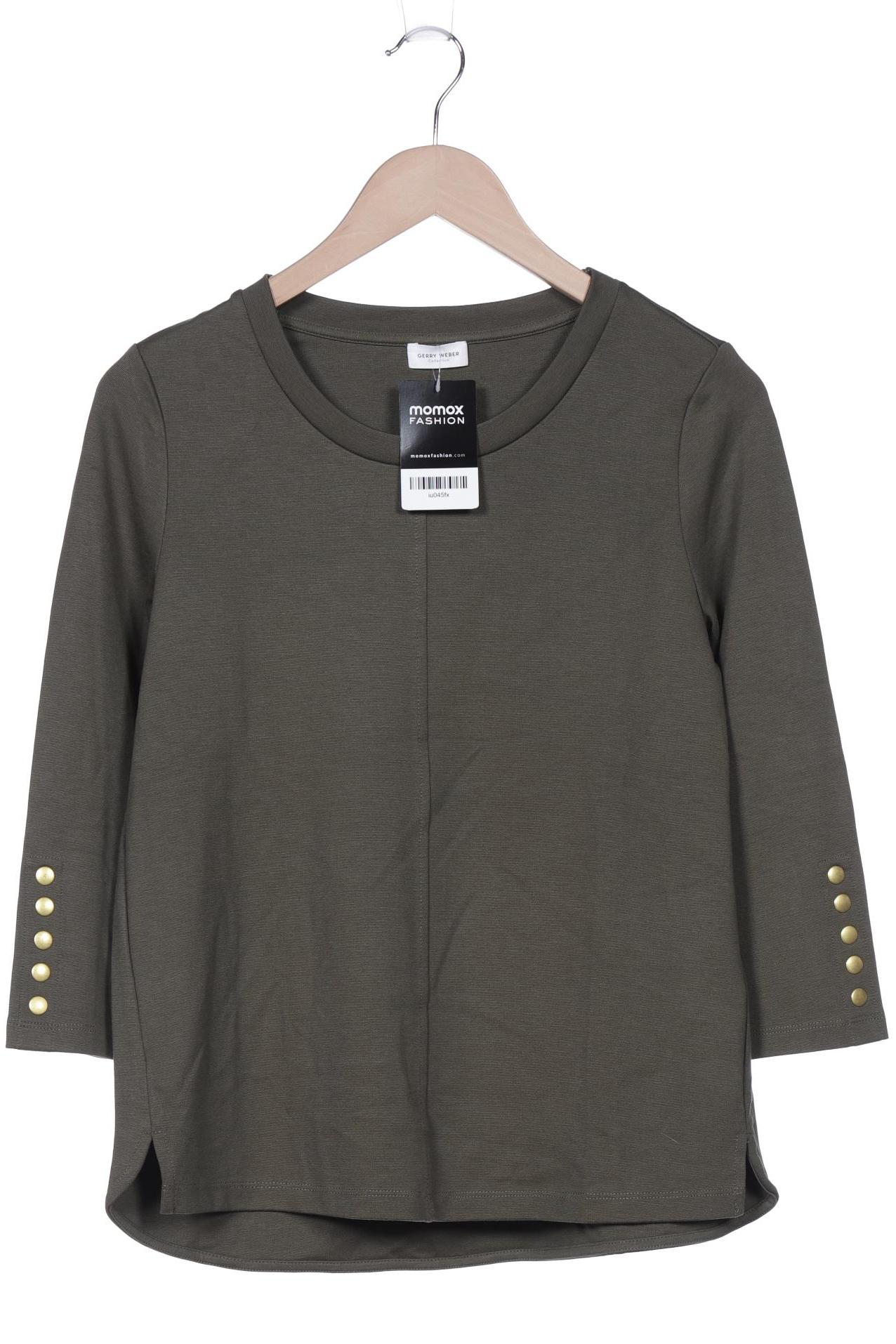 

Gerry Weber Damen Langarmshirt, grün, Gr. 36