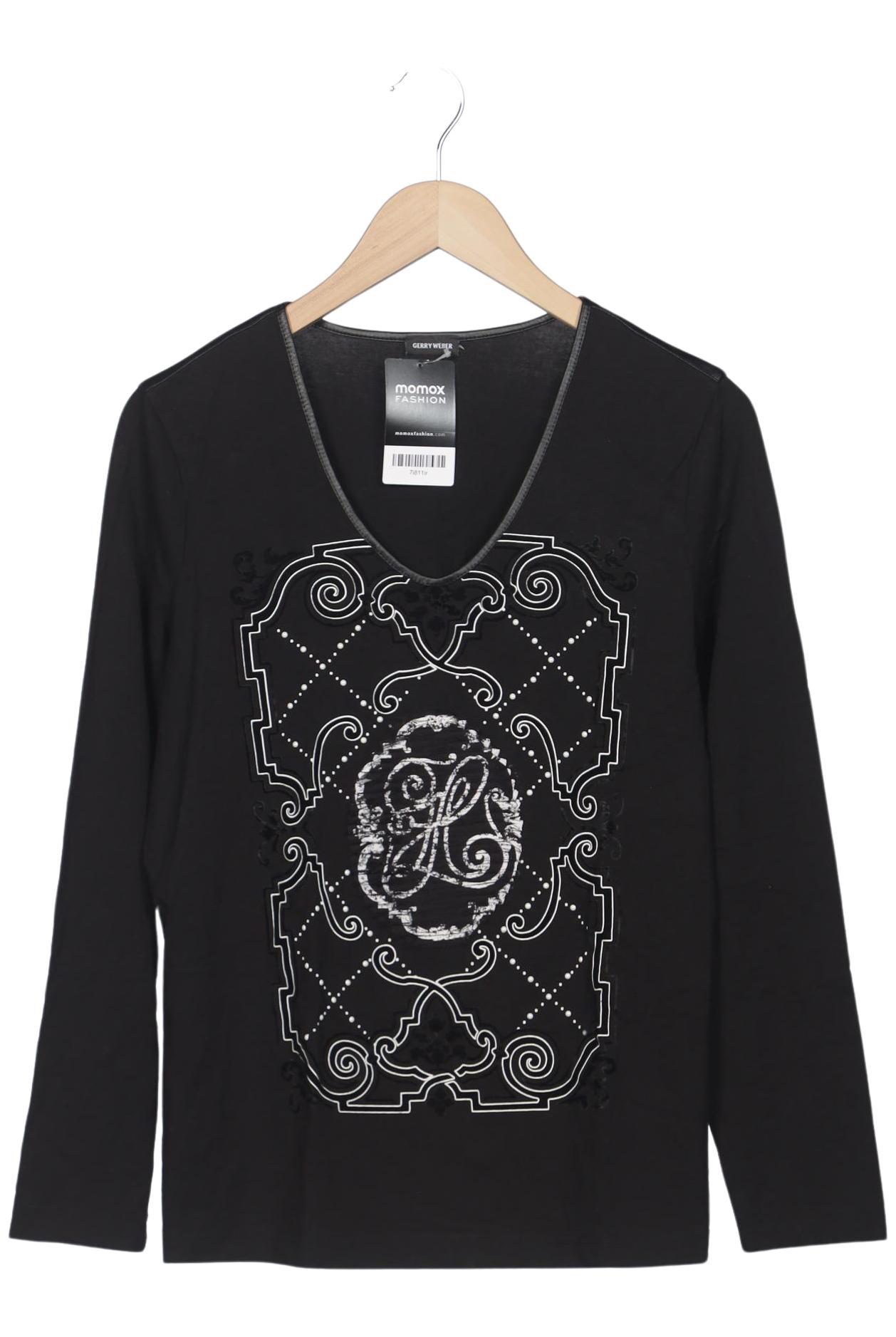 

Gerry Weber Damen Langarmshirt, schwarz, Gr. 42