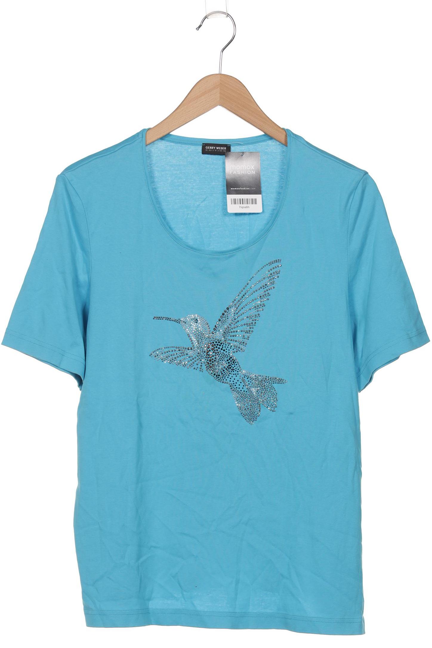 

Gerry Weber Damen T-Shirt, blau, Gr. 48