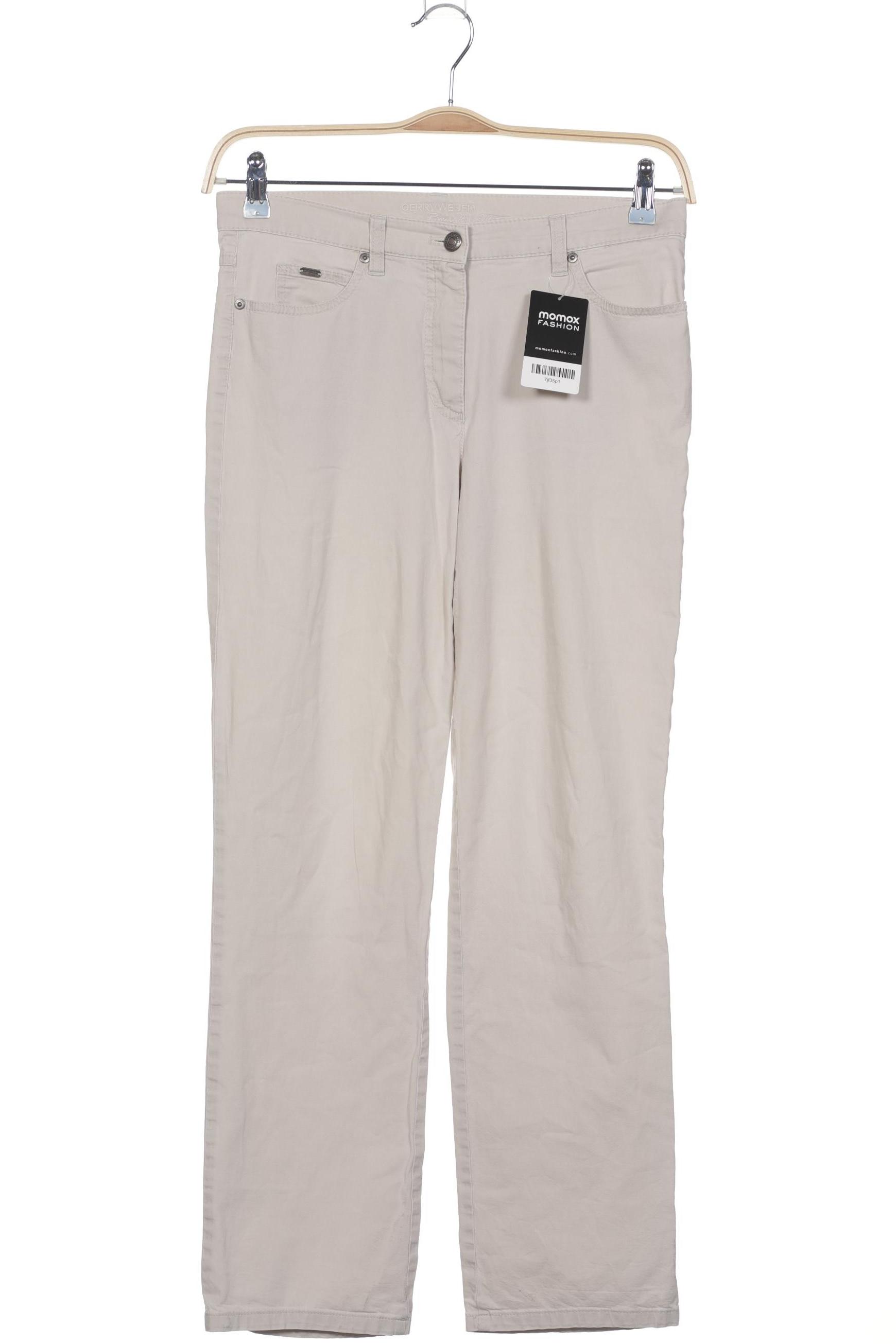 

Gerry Weber Damen Stoffhose, cremeweiß, Gr. 30