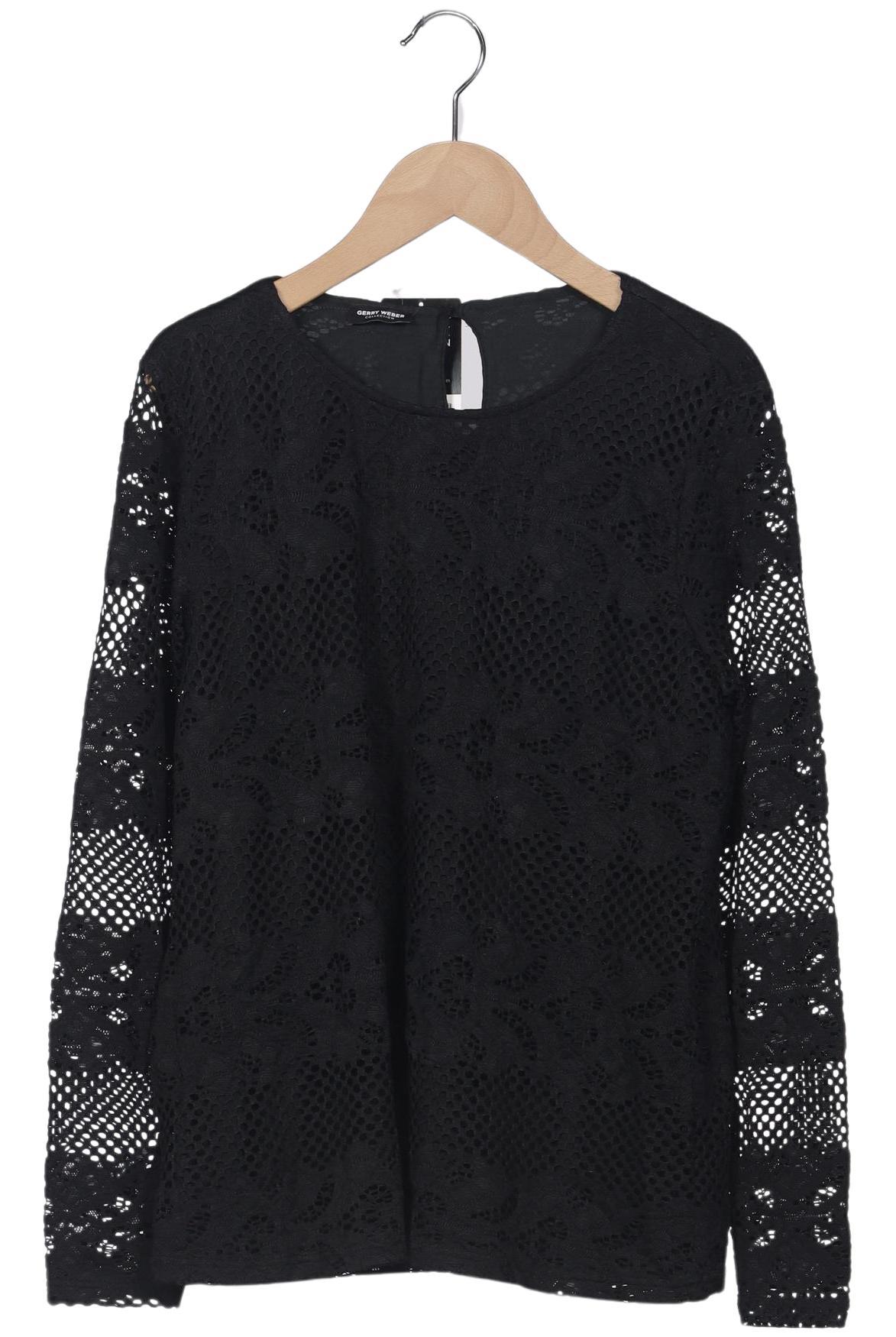 

Gerry Weber Damen Langarmshirt, schwarz, Gr. 38