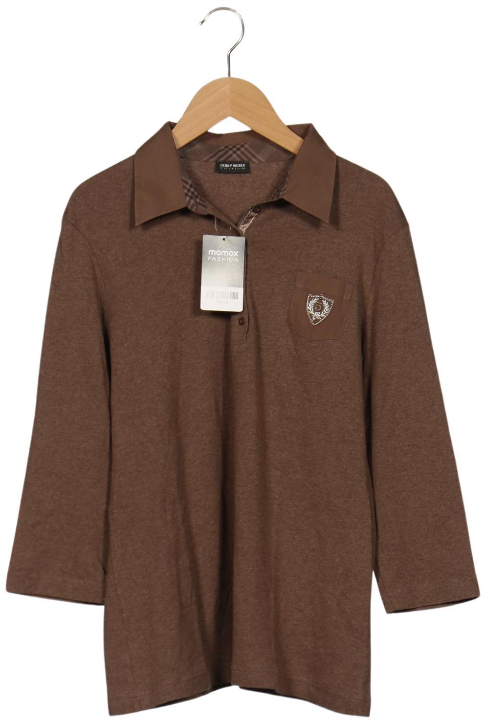 

Gerry Weber Damen Poloshirt, braun, Gr. 44