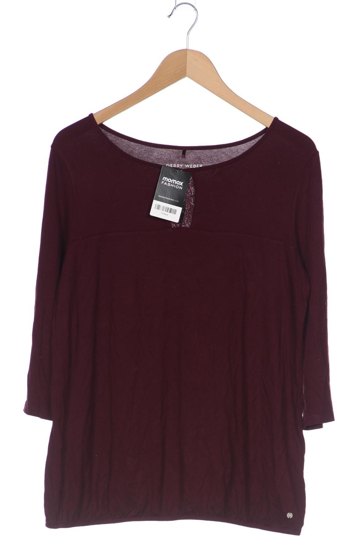 

Gerry Weber Damen Langarmshirt, bordeaux, Gr. 40