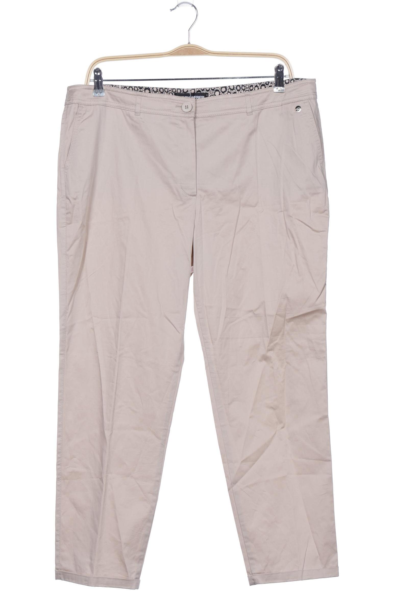 

Gerry Weber Damen Stoffhose, beige, Gr. 48