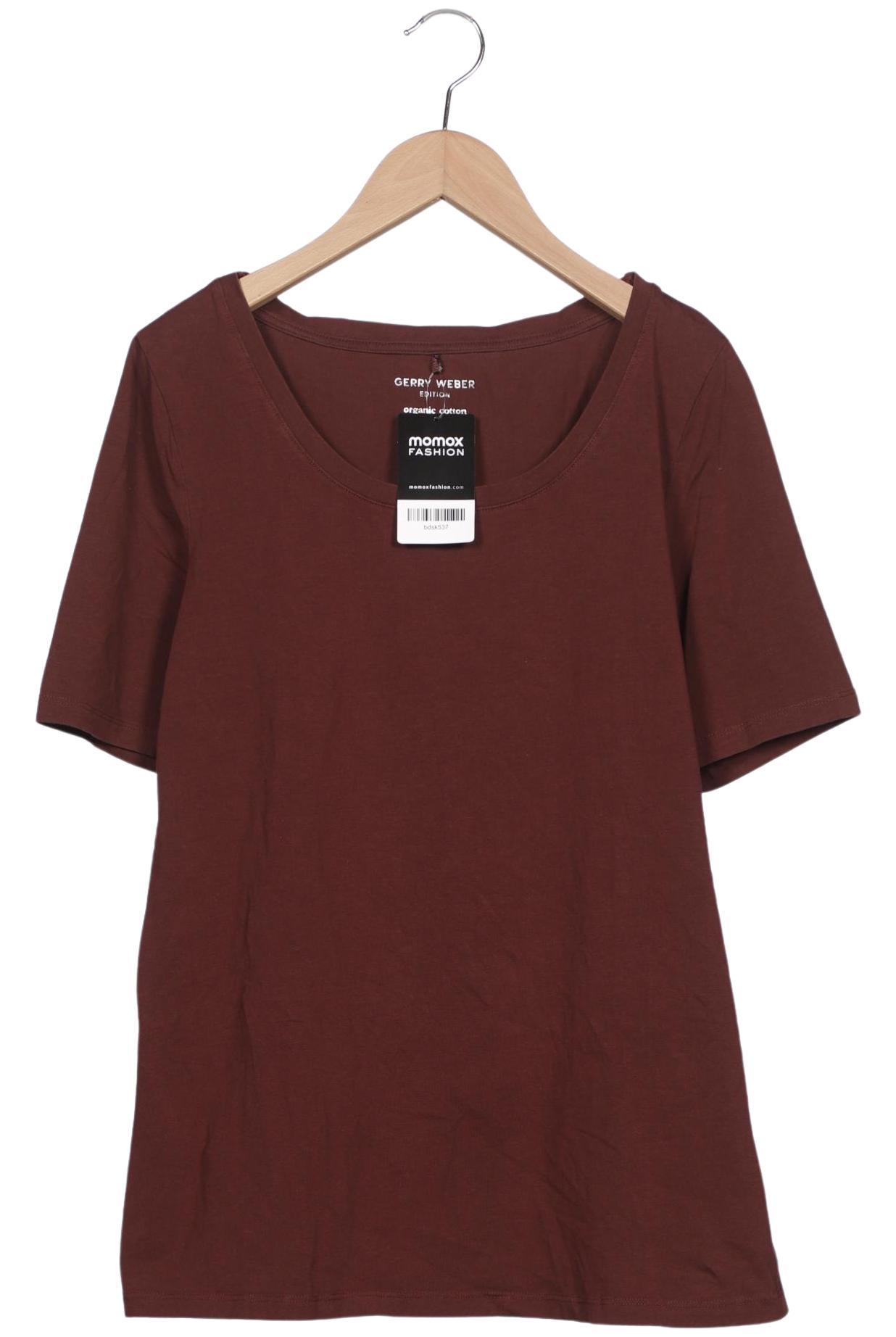 

Gerry Weber Damen T-Shirt, bordeaux, Gr. 42