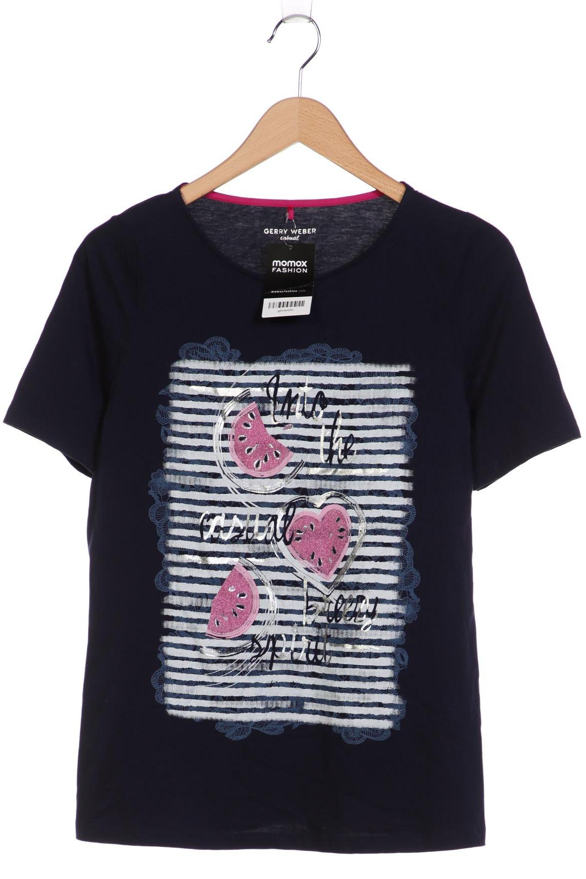 

Gerry Weber Damen T-Shirt, marineblau, Gr. 42