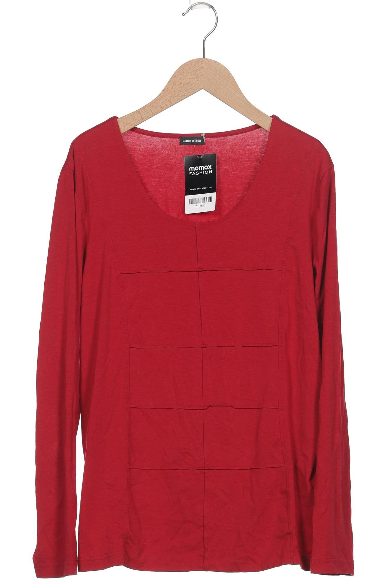 

Gerry Weber Damen Langarmshirt, rot, Gr. 44