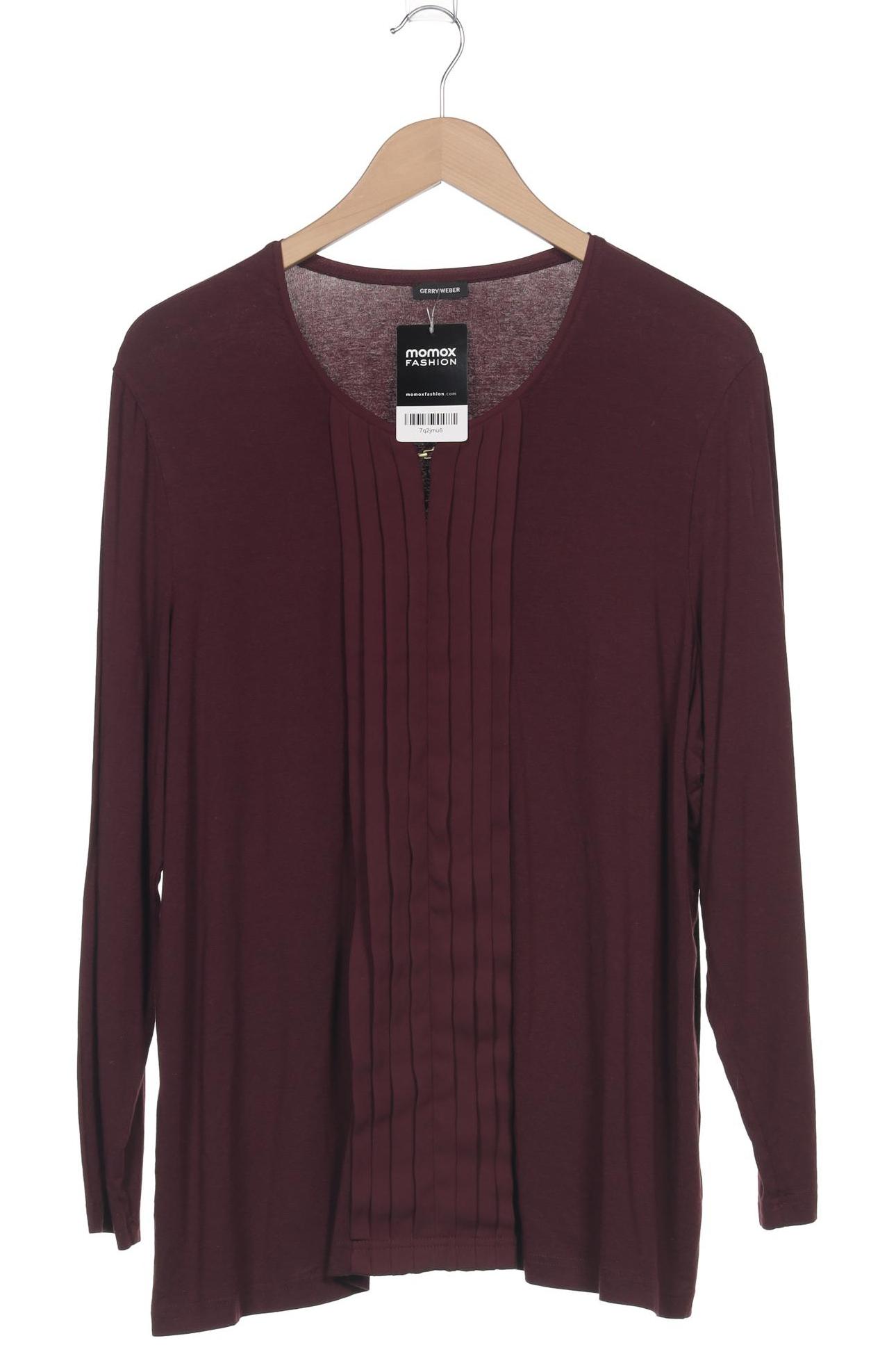 

Gerry Weber Damen Langarmshirt, bordeaux, Gr. 48