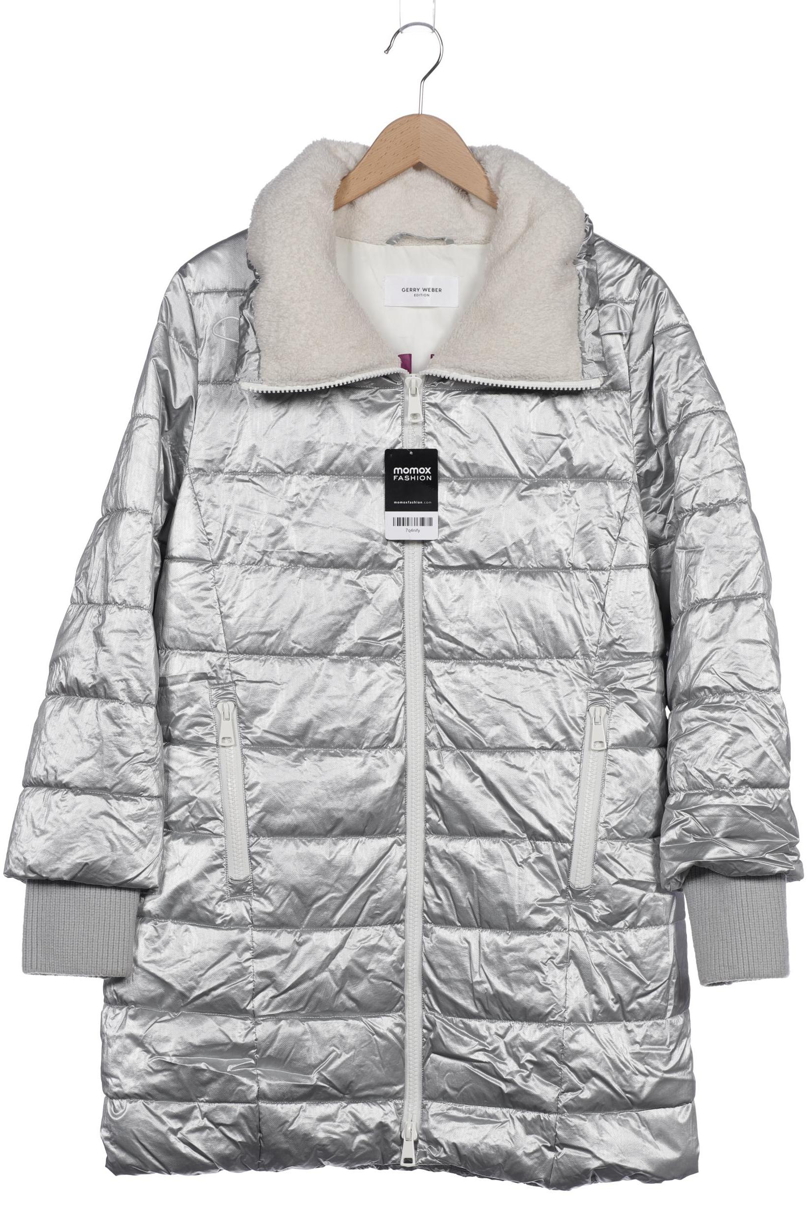 

Gerry Weber Damen Mantel, silber, Gr. 42