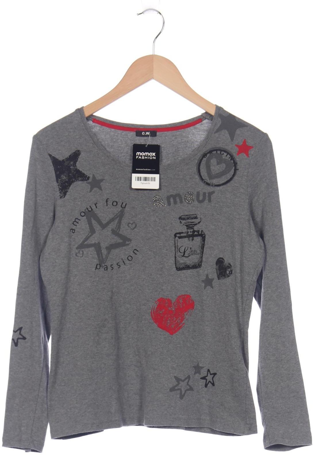 

Gerry Weber Damen Langarmshirt, grau, Gr. 40
