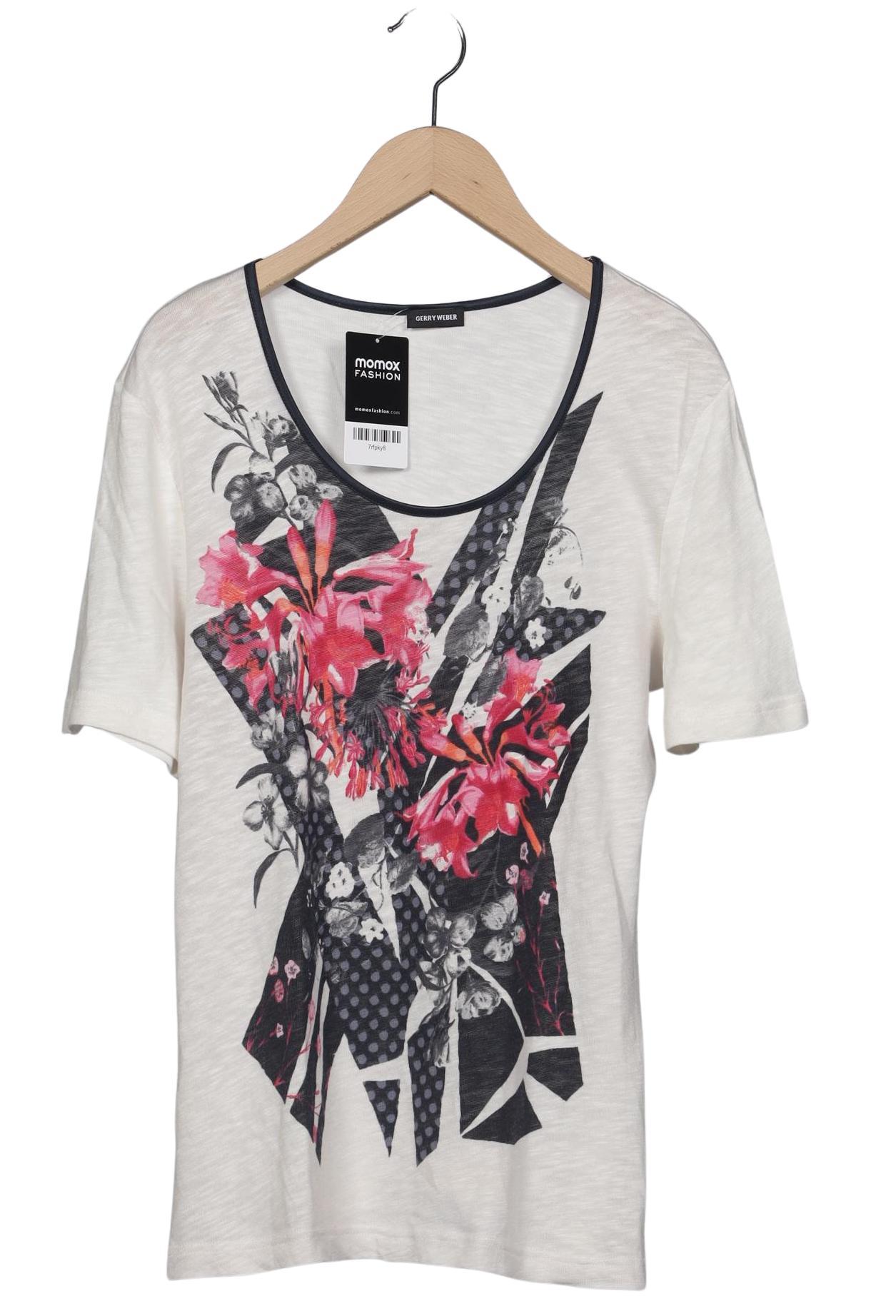 

Gerry Weber Damen T-Shirt, cremeweiß, Gr. 40