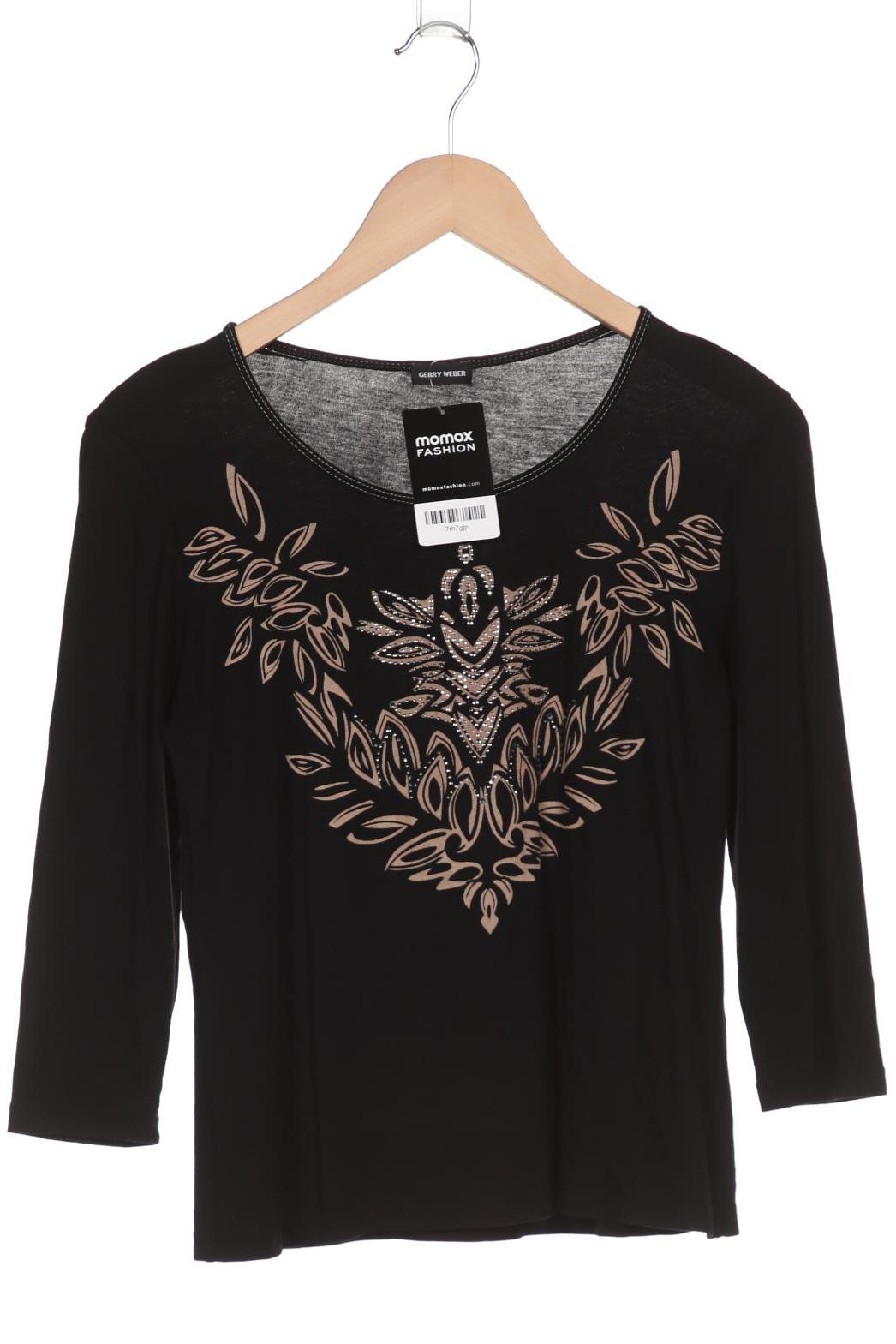 

Gerry Weber Damen Langarmshirt, schwarz, Gr. 38