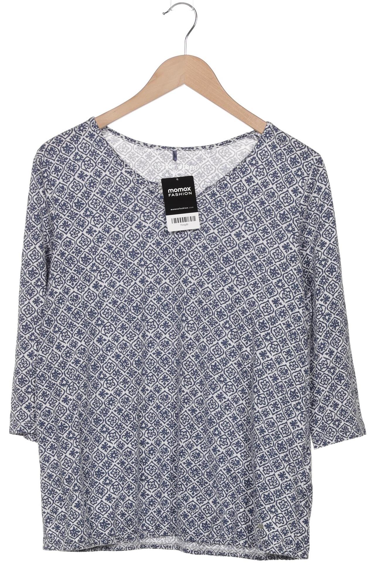 

Gerry Weber Damen Langarmshirt, blau, Gr. 42
