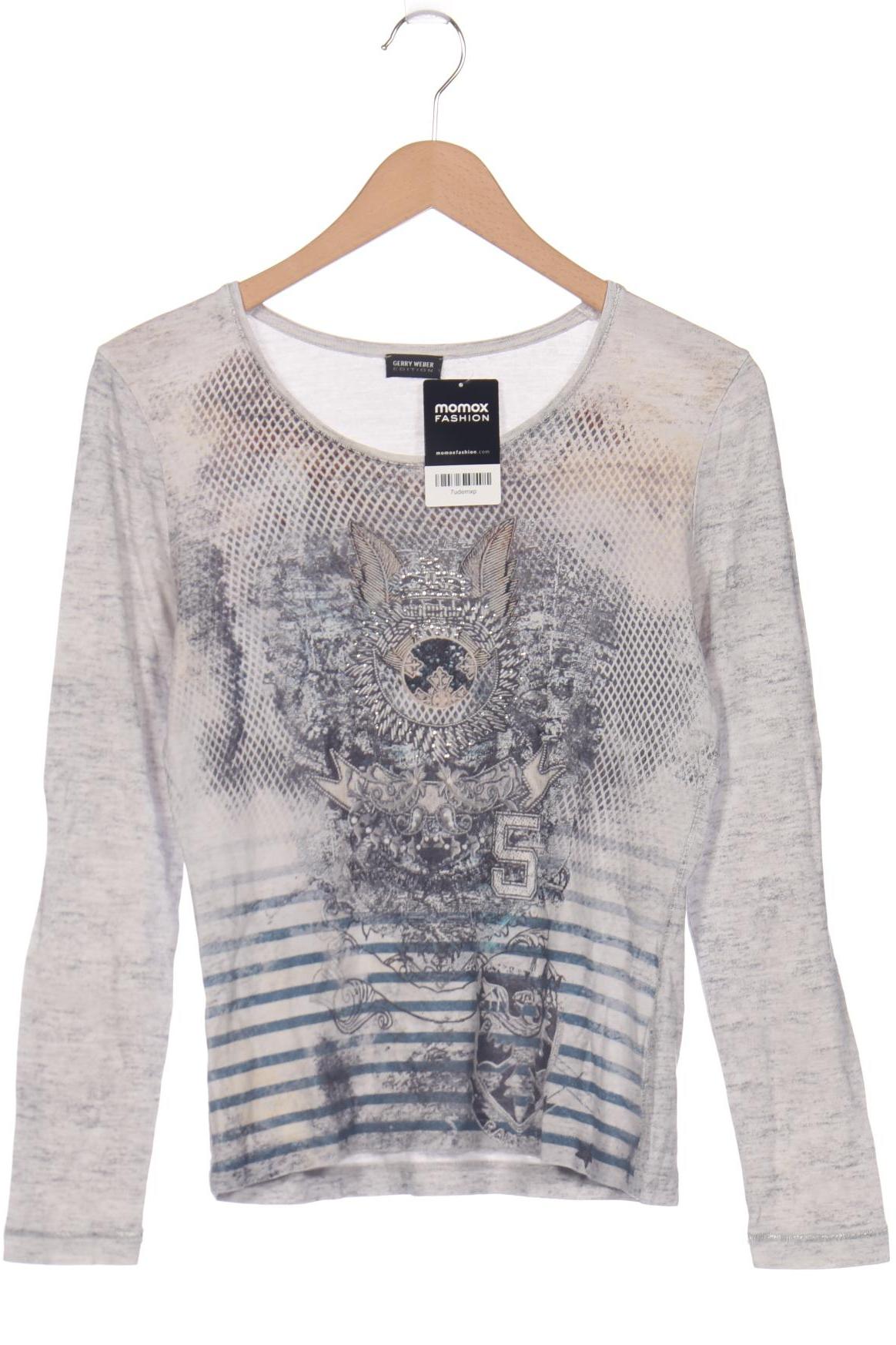 

Gerry Weber Damen Langarmshirt, grau, Gr. 36