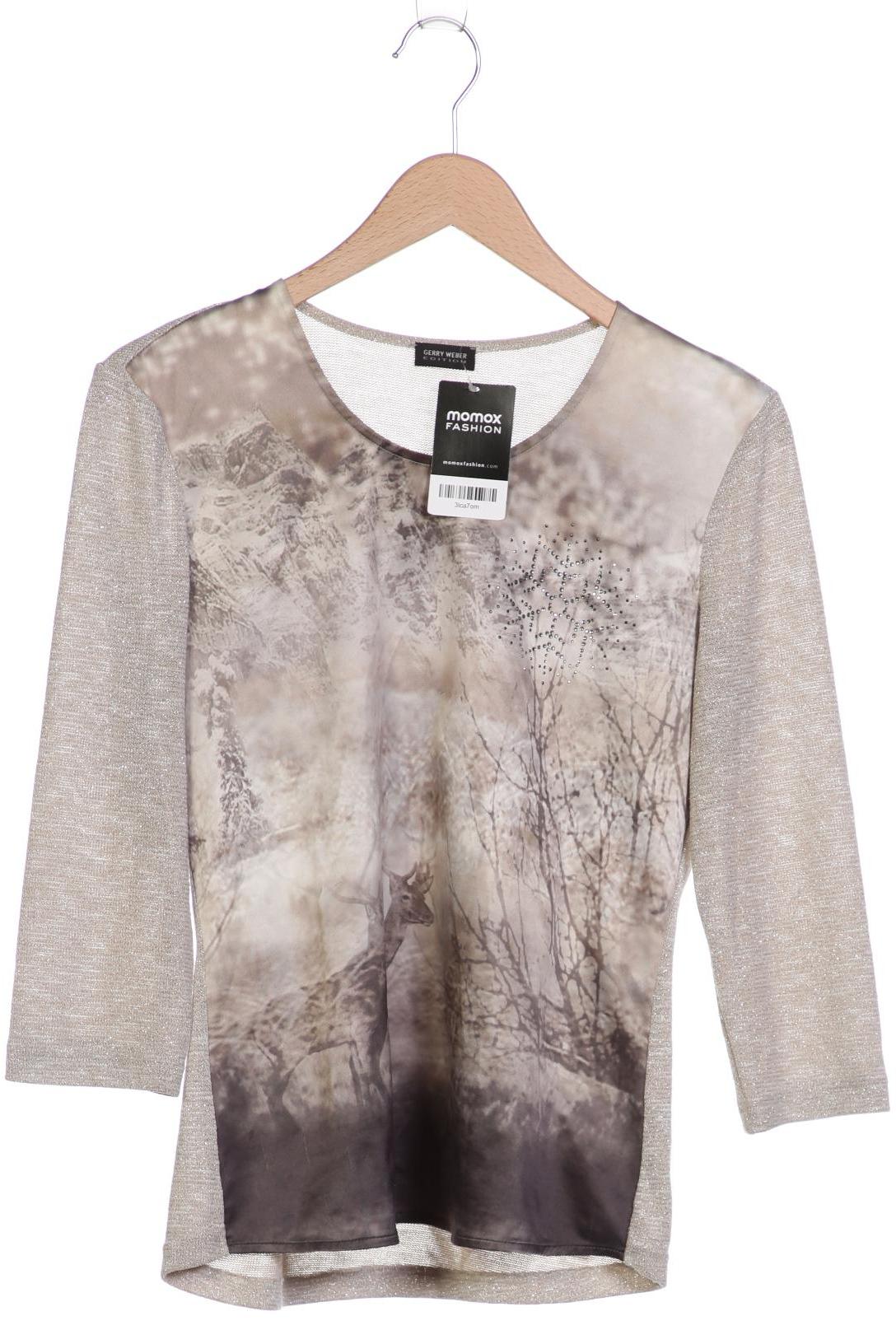 

Gerry Weber Damen Langarmshirt, beige, Gr. 38