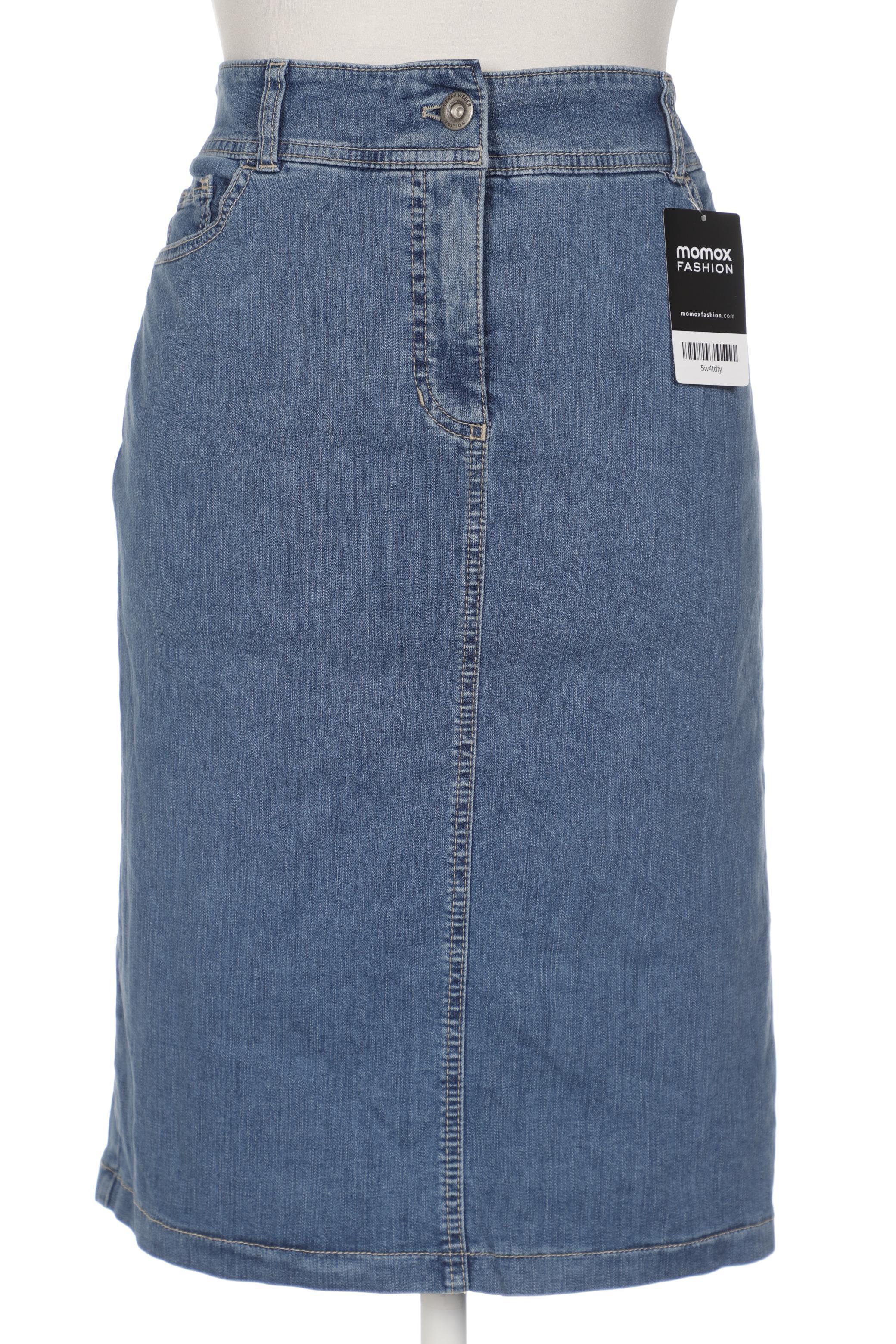 

Gerry Weber Damen Rock, blau, Gr. 40