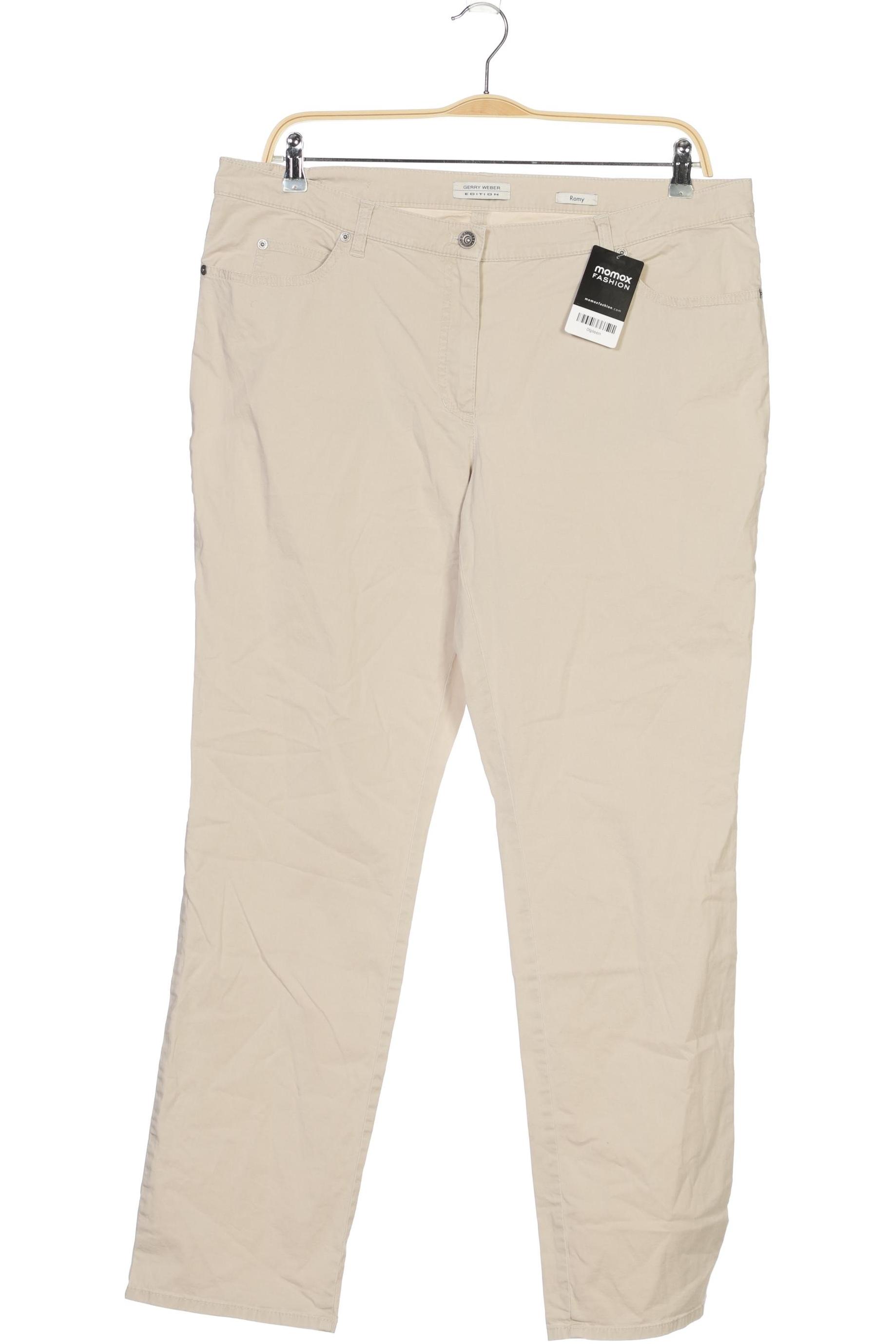 

Gerry Weber Damen Stoffhose, cremeweiß, Gr. 48