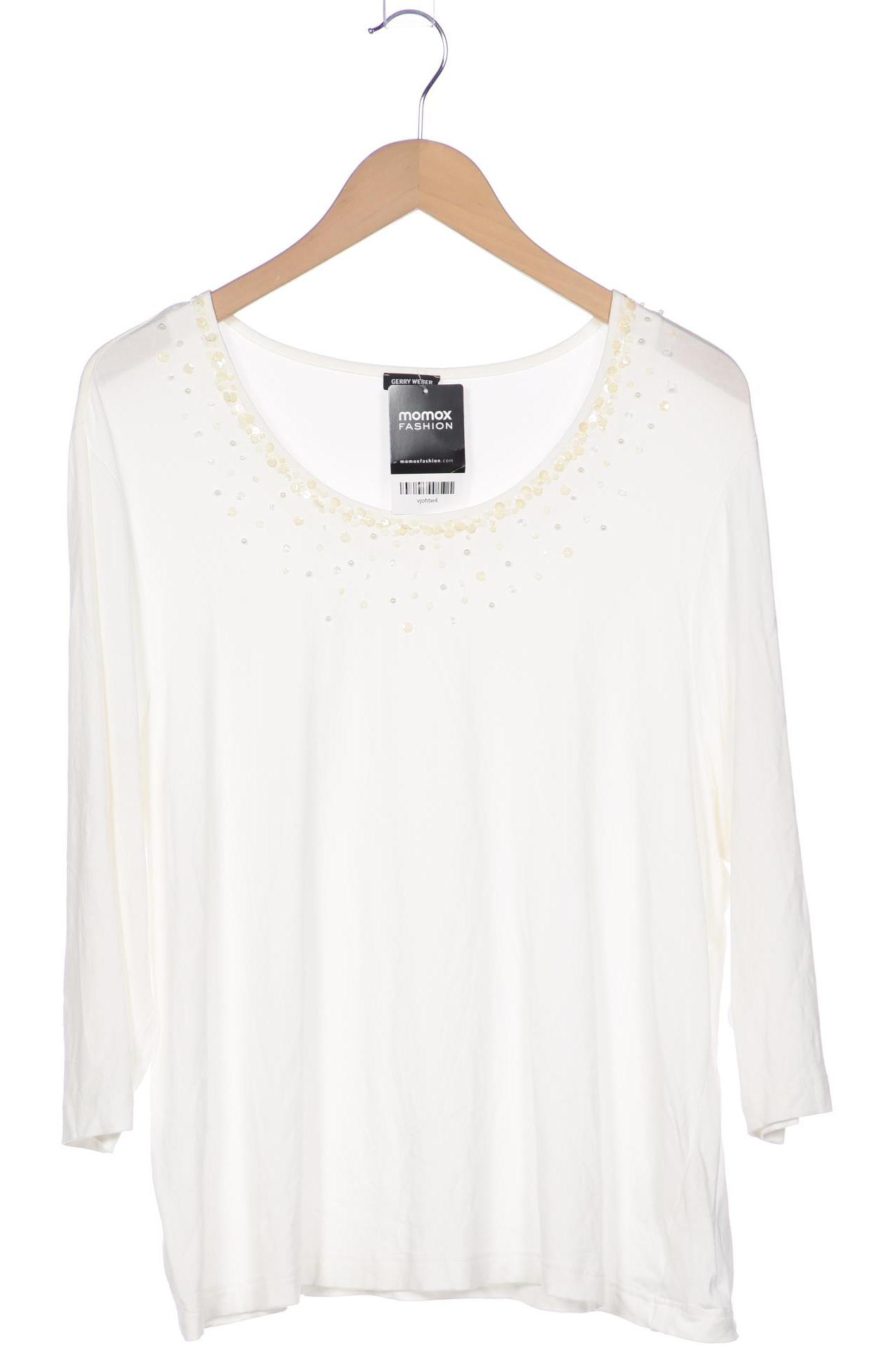 

Gerry Weber Damen Langarmshirt, weiß, Gr. 46
