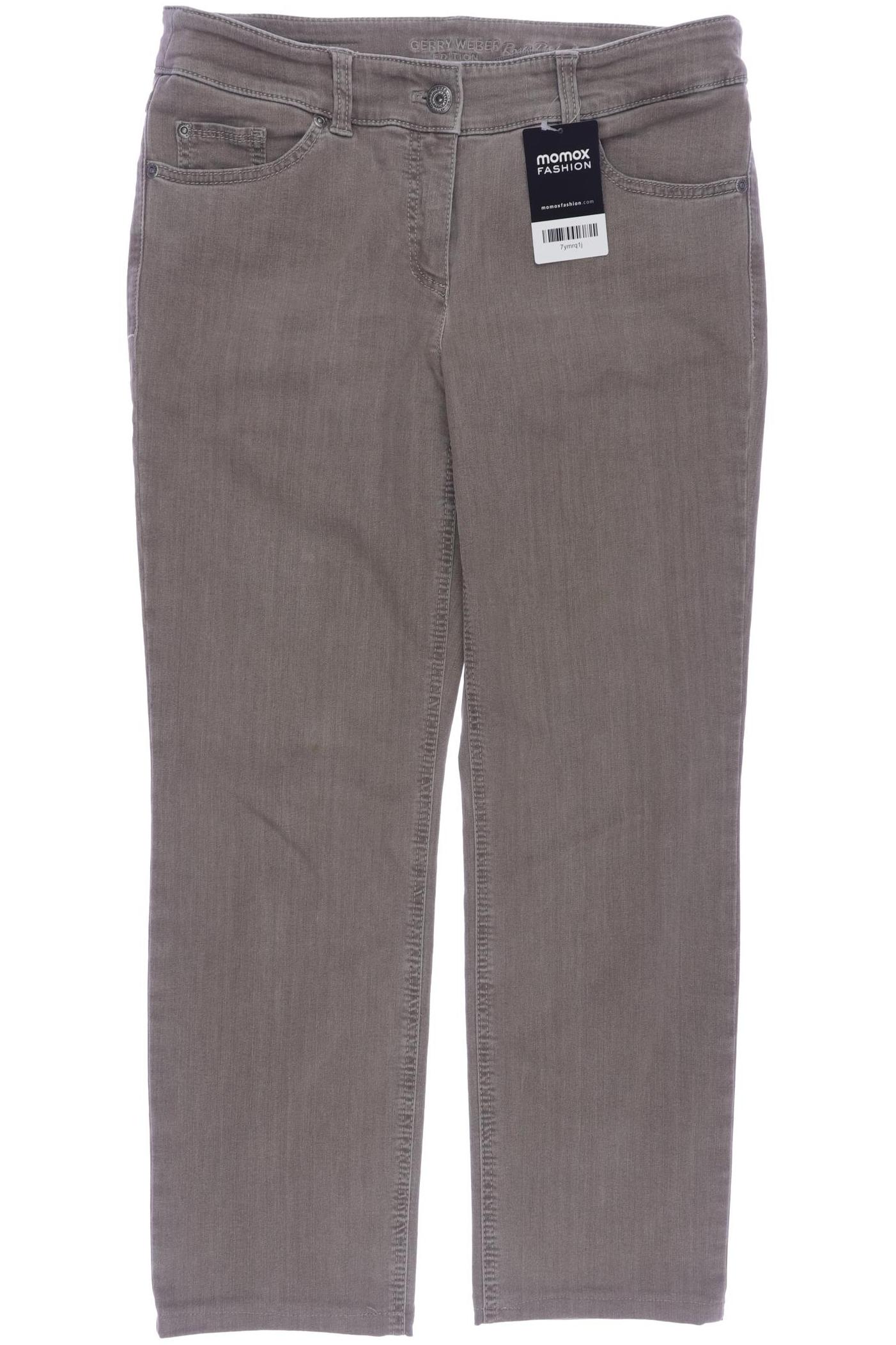 

Gerry Weber Damen Jeans, beige, Gr. 40
