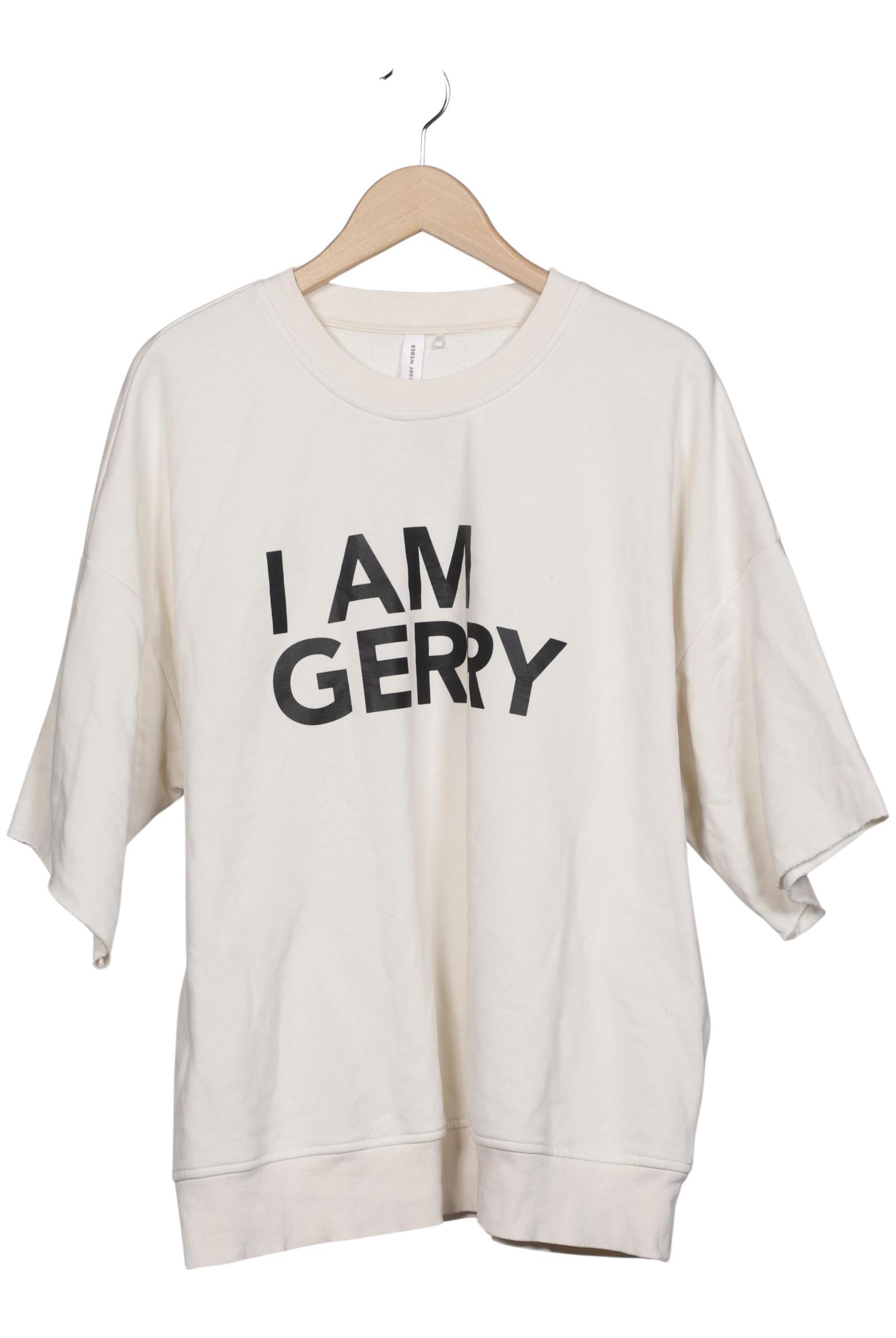 

Gerry Weber Damen Sweatshirt, cremeweiß, Gr. 44