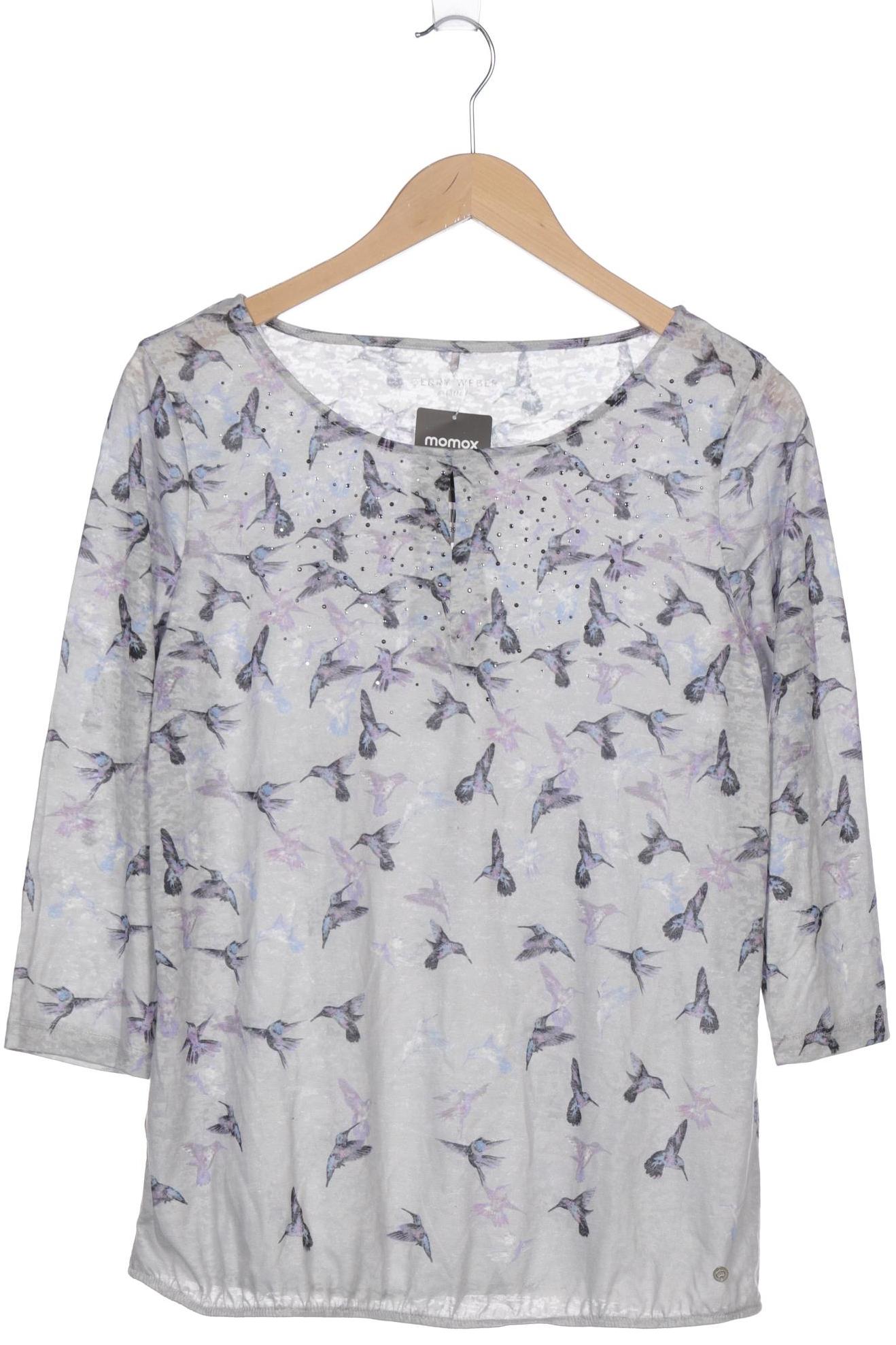 

Gerry Weber Damen Langarmshirt, grau, Gr. 38