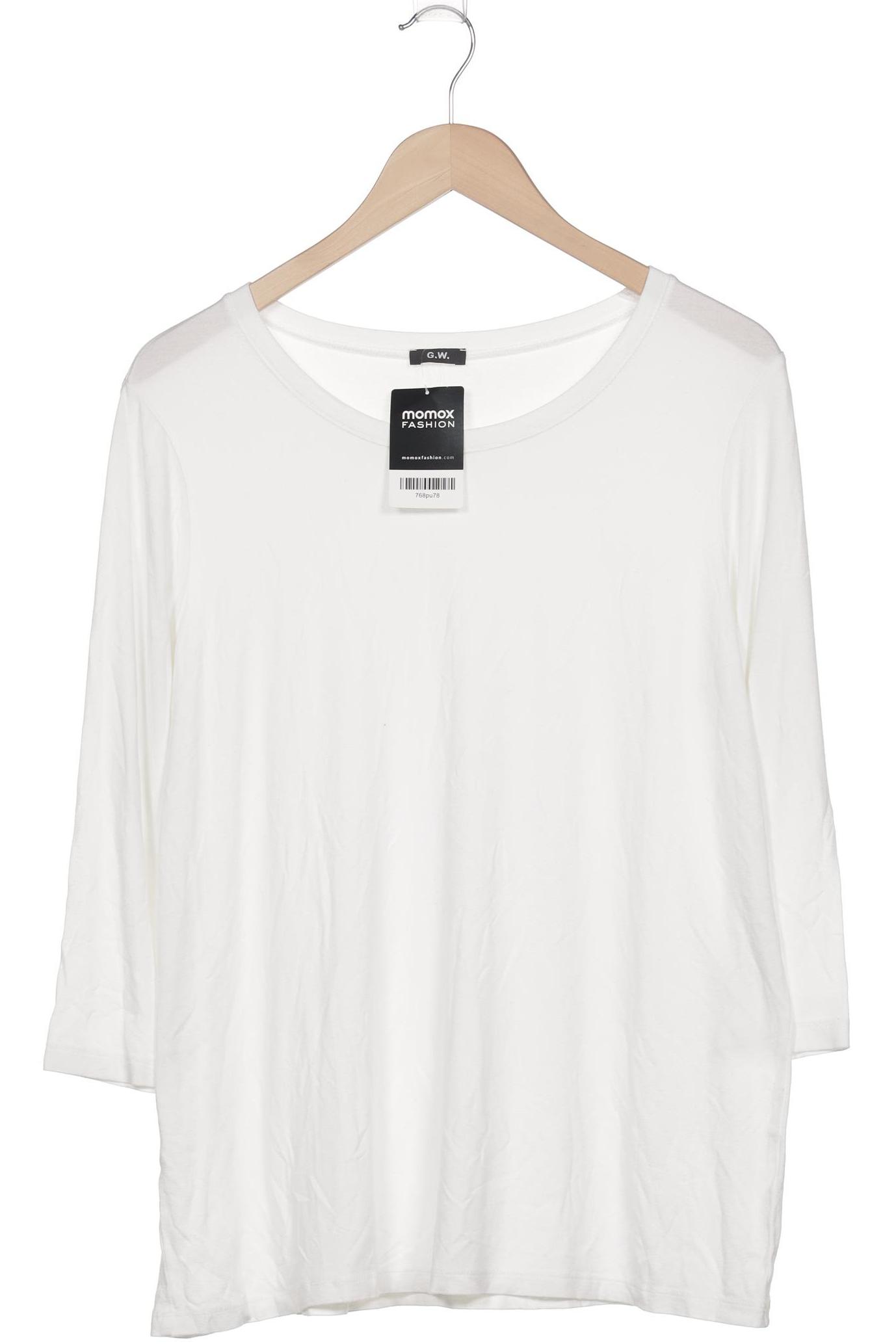 

Gerry Weber Damen Langarmshirt, weiß, Gr. 42
