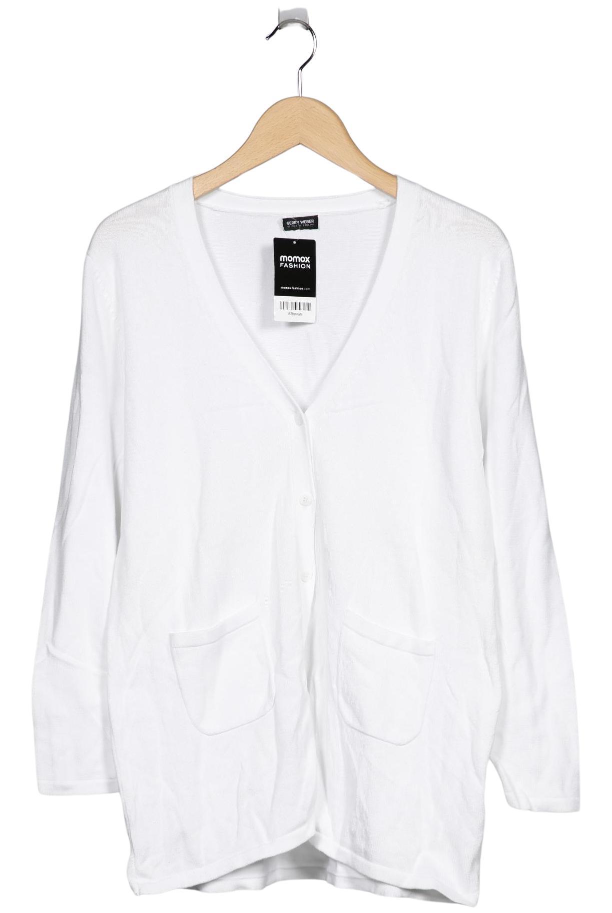 

Gerry Weber Damen Strickjacke, weiß, Gr. 44