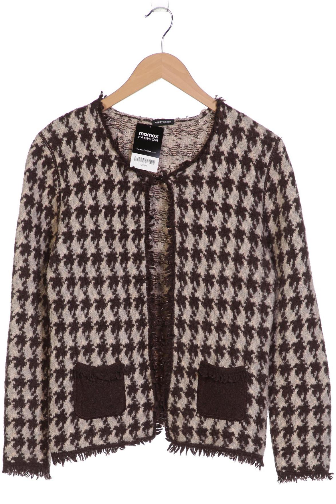 

Gerry Weber Damen Strickjacke, braun, Gr. 40