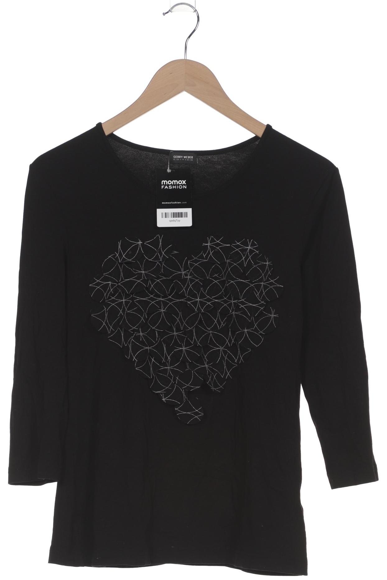 

Gerry Weber Damen Langarmshirt, schwarz, Gr. 40