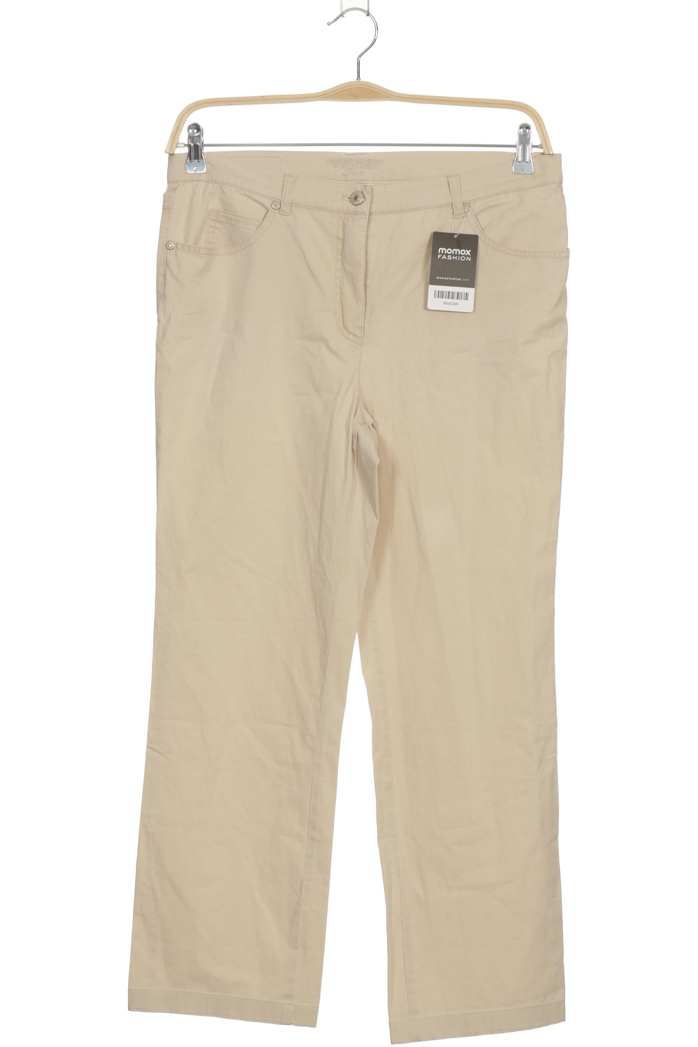 

Gerry Weber Damen Stoffhose, beige, Gr. 40