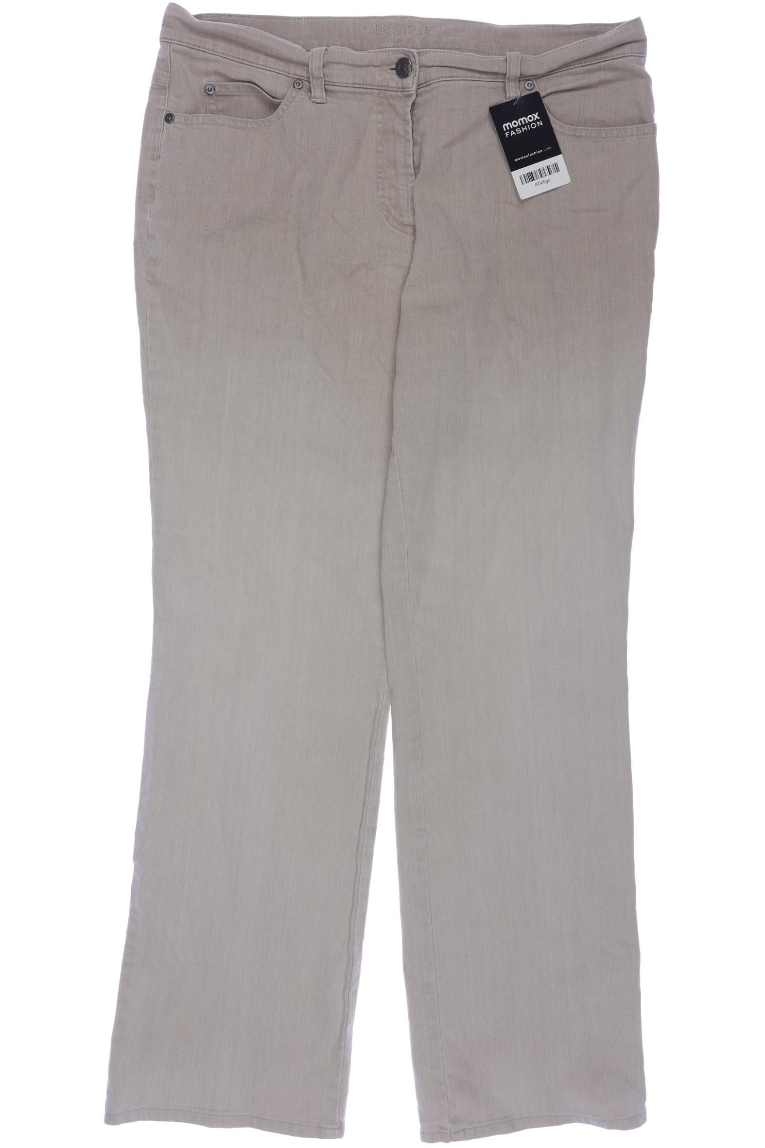 

Gerry Weber Damen Jeans, beige, Gr. 42
