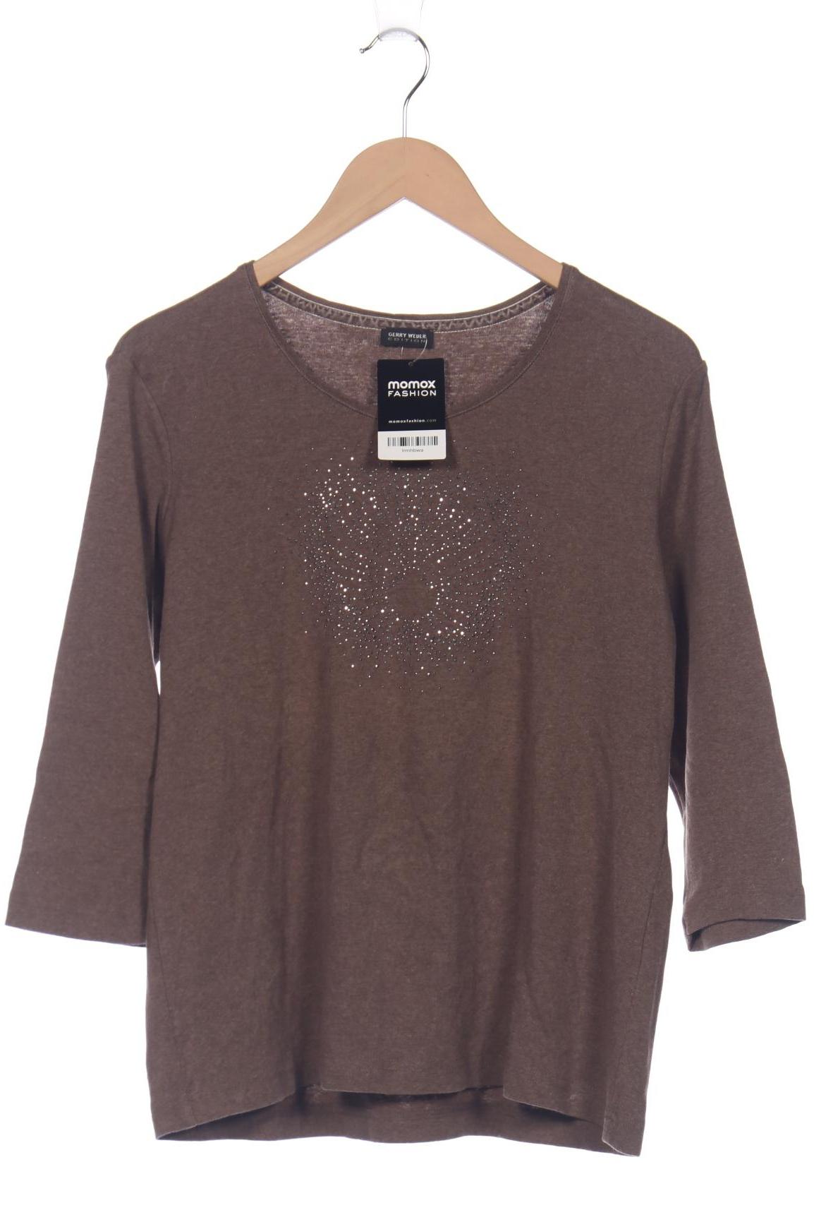 

Gerry Weber Damen Langarmshirt, braun, Gr. 44