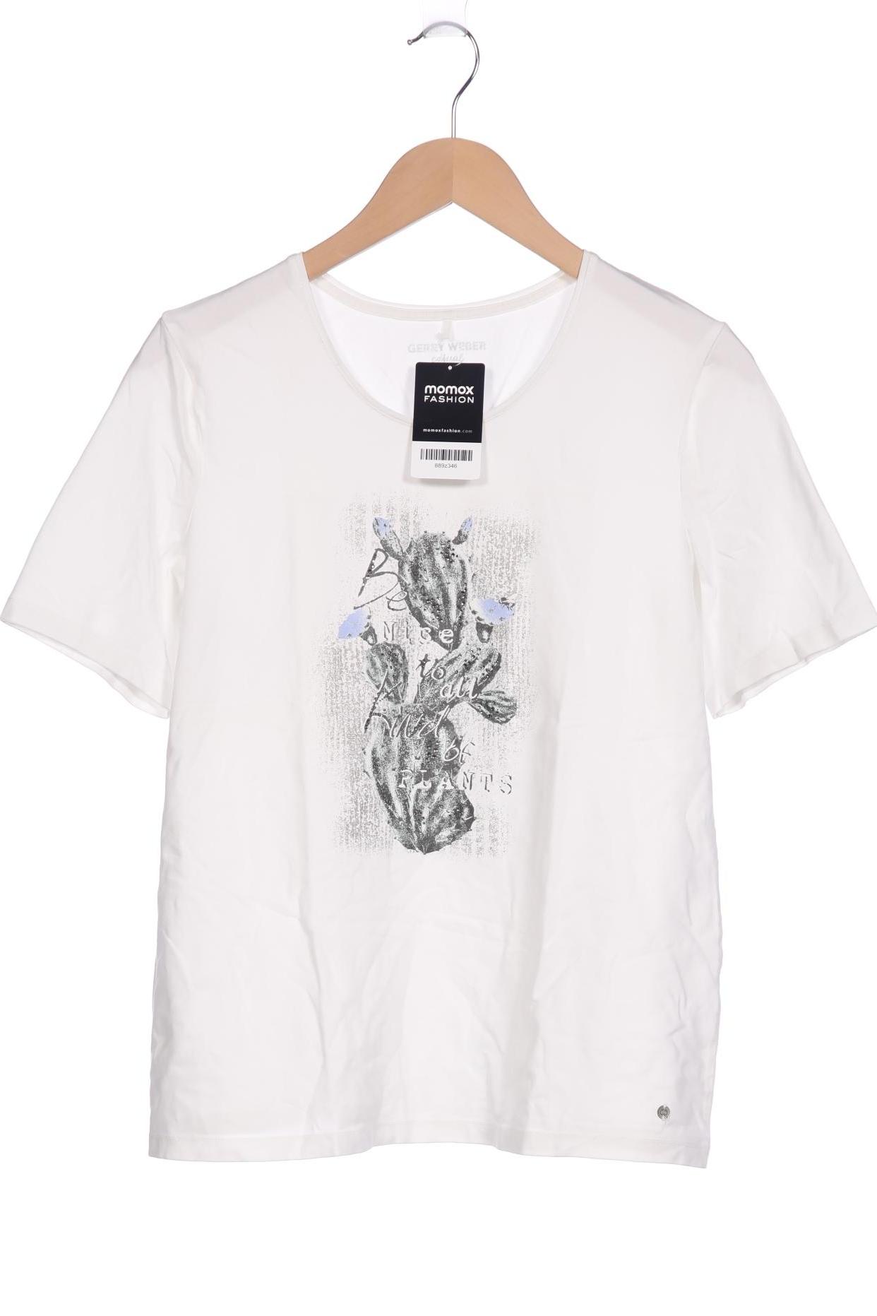 

Gerry Weber Damen T-Shirt, weiß, Gr. 44