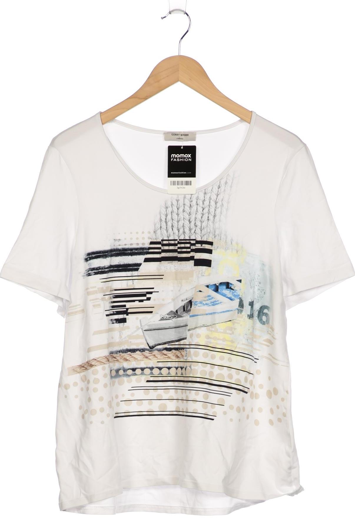 

Gerry Weber Damen T-Shirt, weiß, Gr. 48