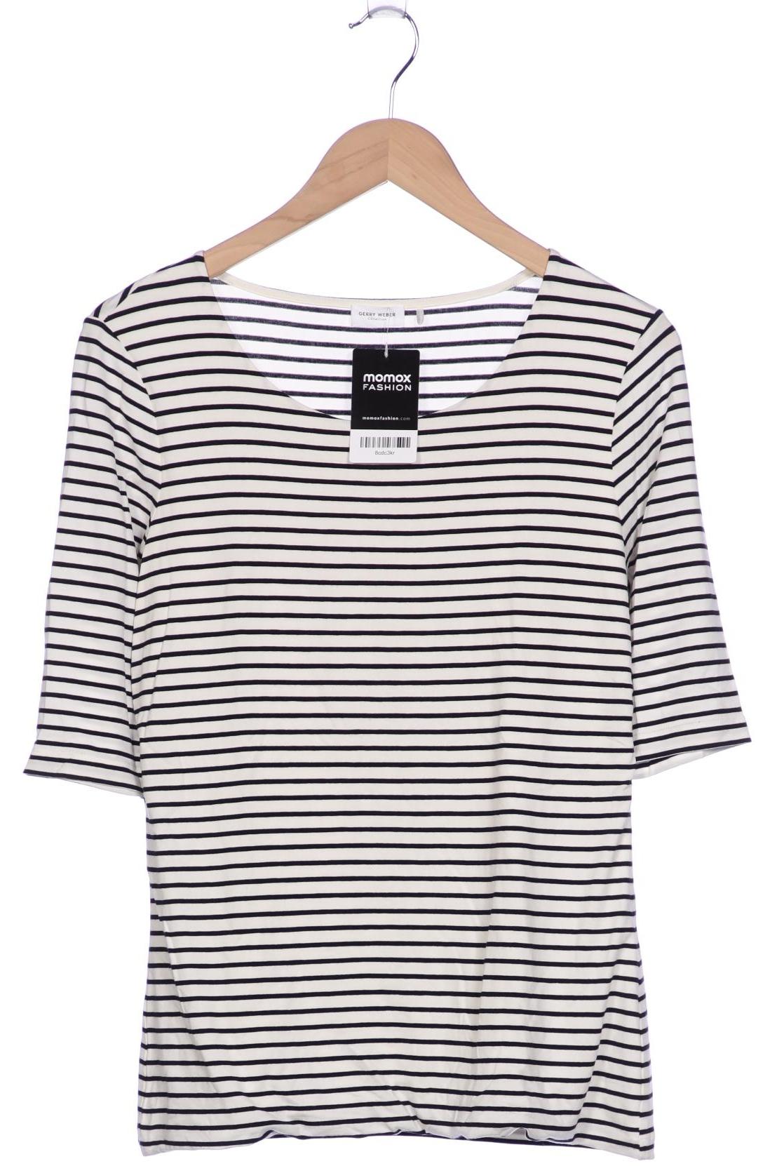 

Gerry Weber Damen Langarmshirt, weiß, Gr. 38