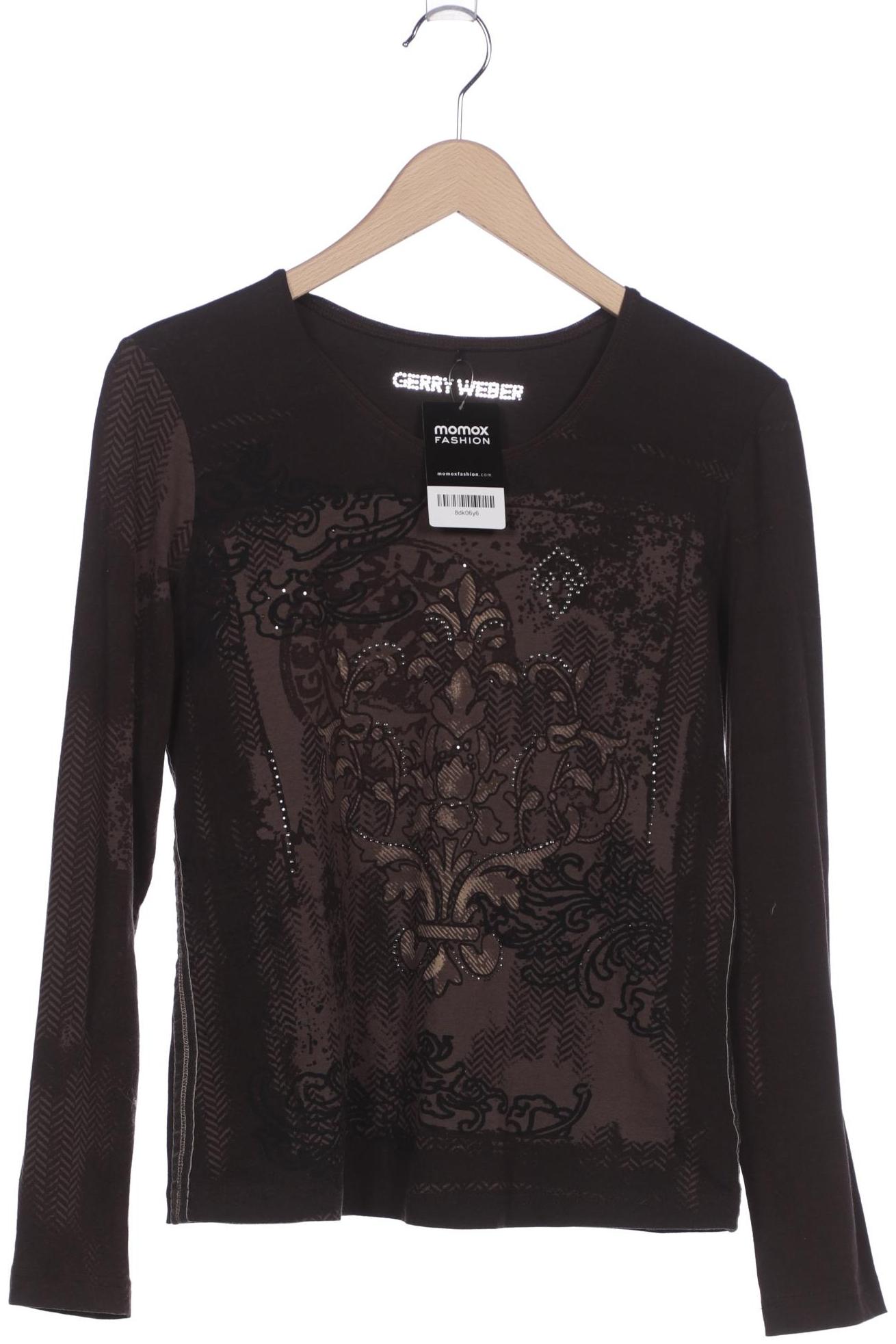 

Gerry Weber Damen Langarmshirt, braun, Gr. 38