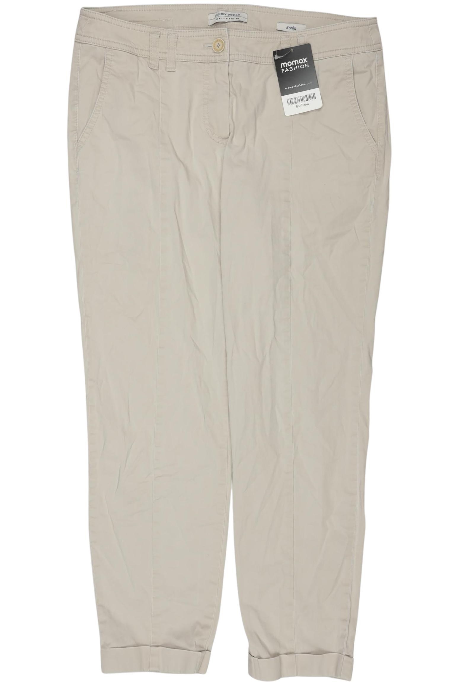 

Gerry Weber Damen Stoffhose, beige, Gr. 38