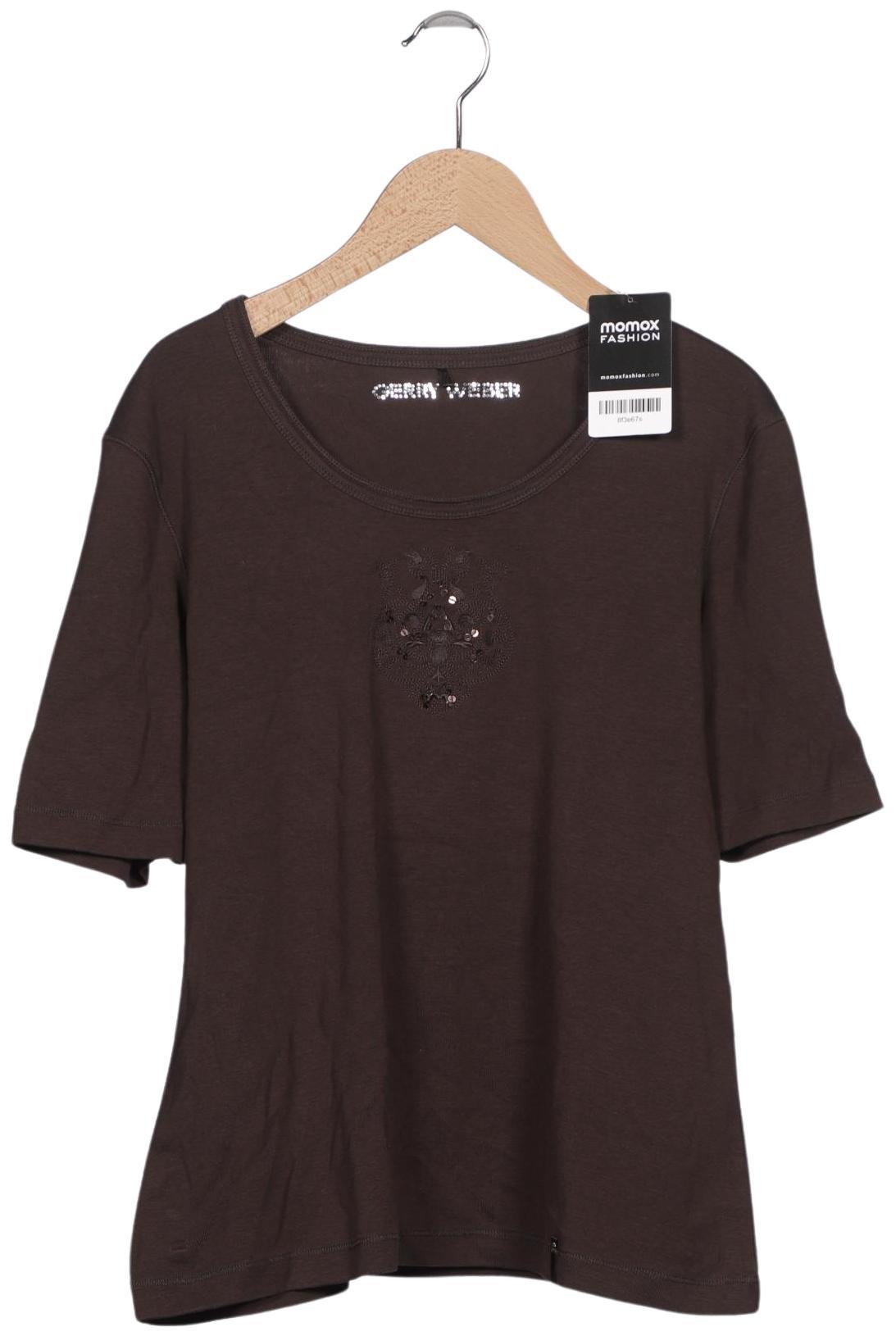 

Gerry Weber Damen T-Shirt, braun, Gr. 44