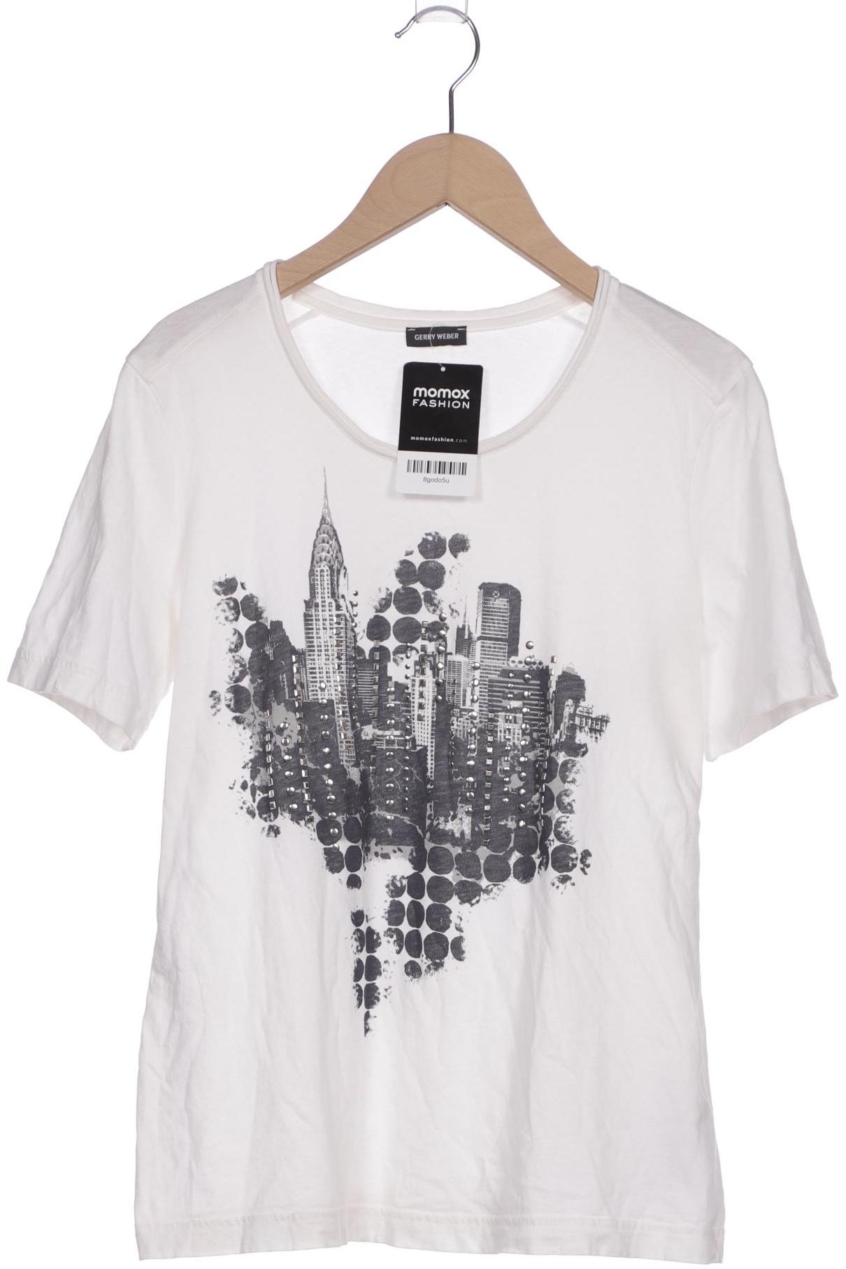 

Gerry Weber Damen T-Shirt, cremeweiß, Gr. 40