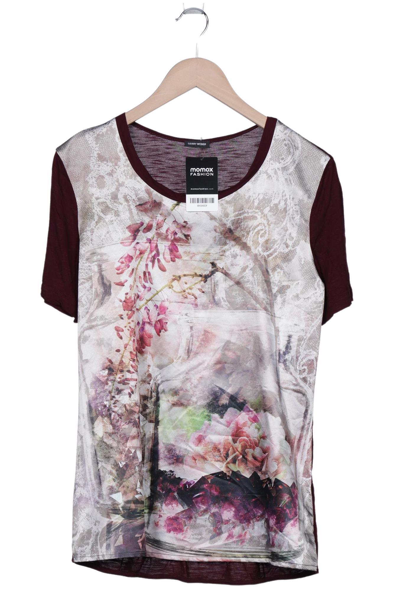 

Gerry Weber Damen T-Shirt, bordeaux, Gr. 40