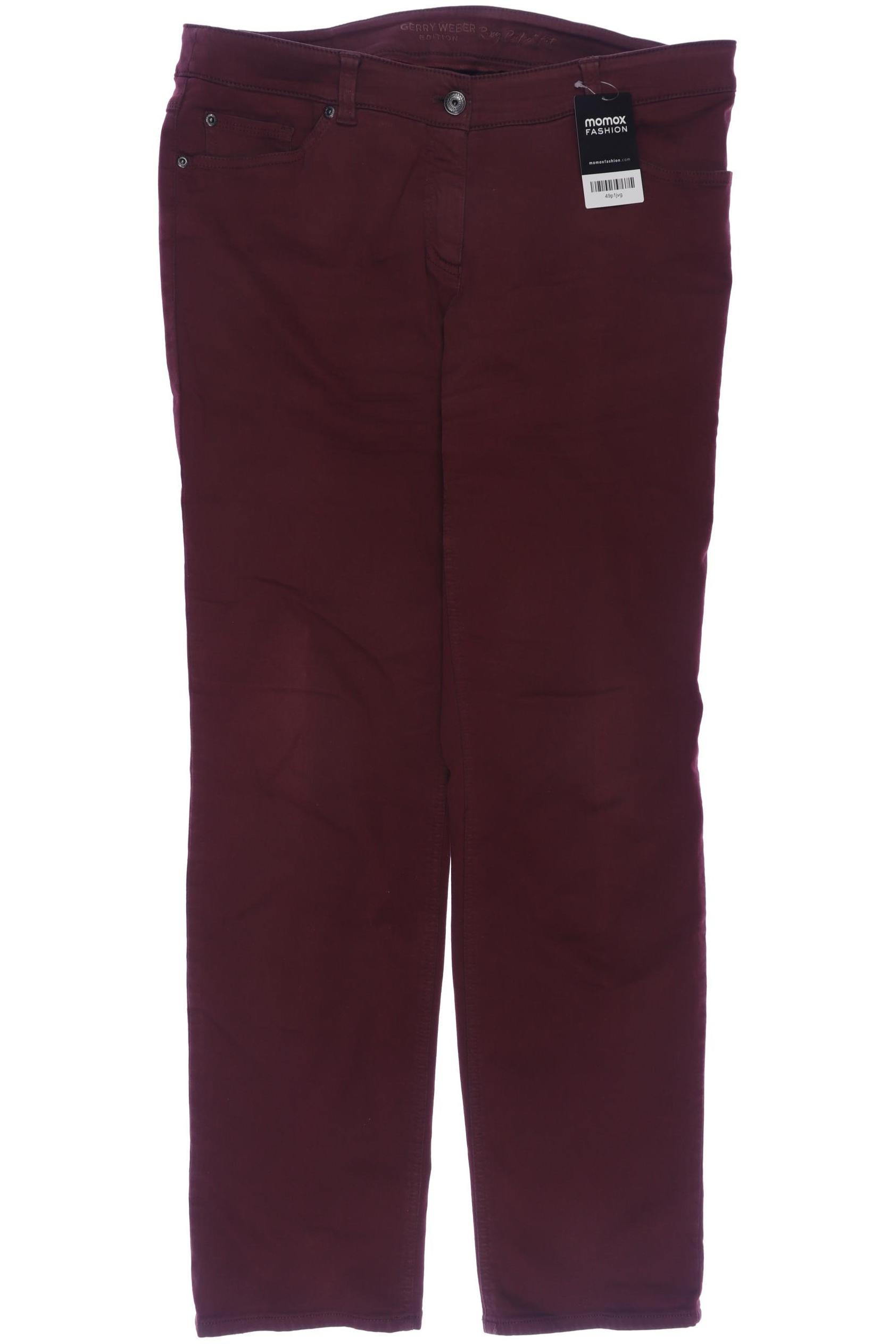 

Gerry Weber Damen Jeans, bordeaux, Gr. 35