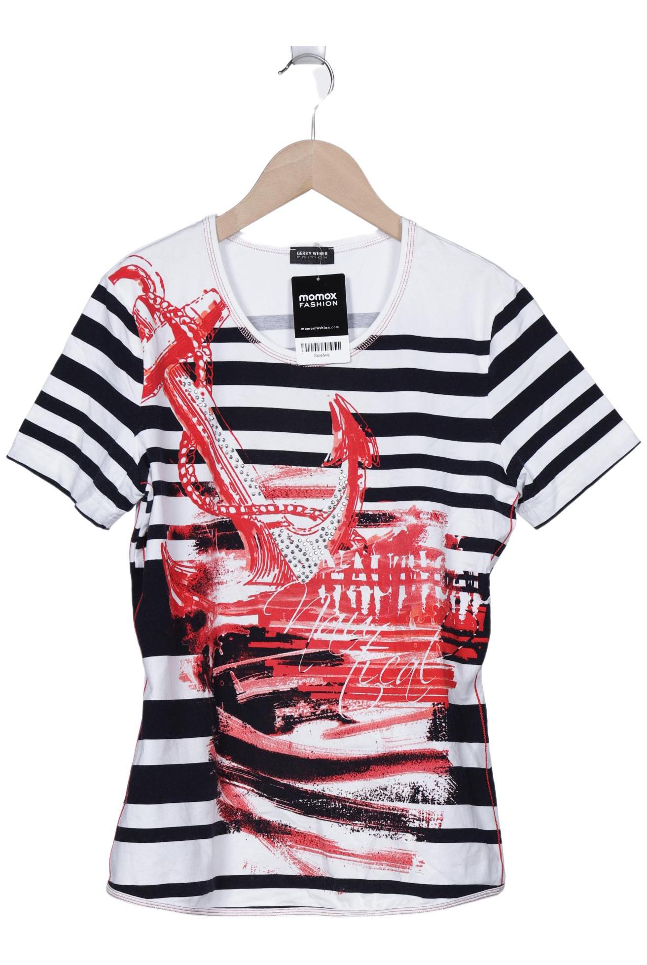 

Gerry Weber Damen T-Shirt, weiß, Gr. 38