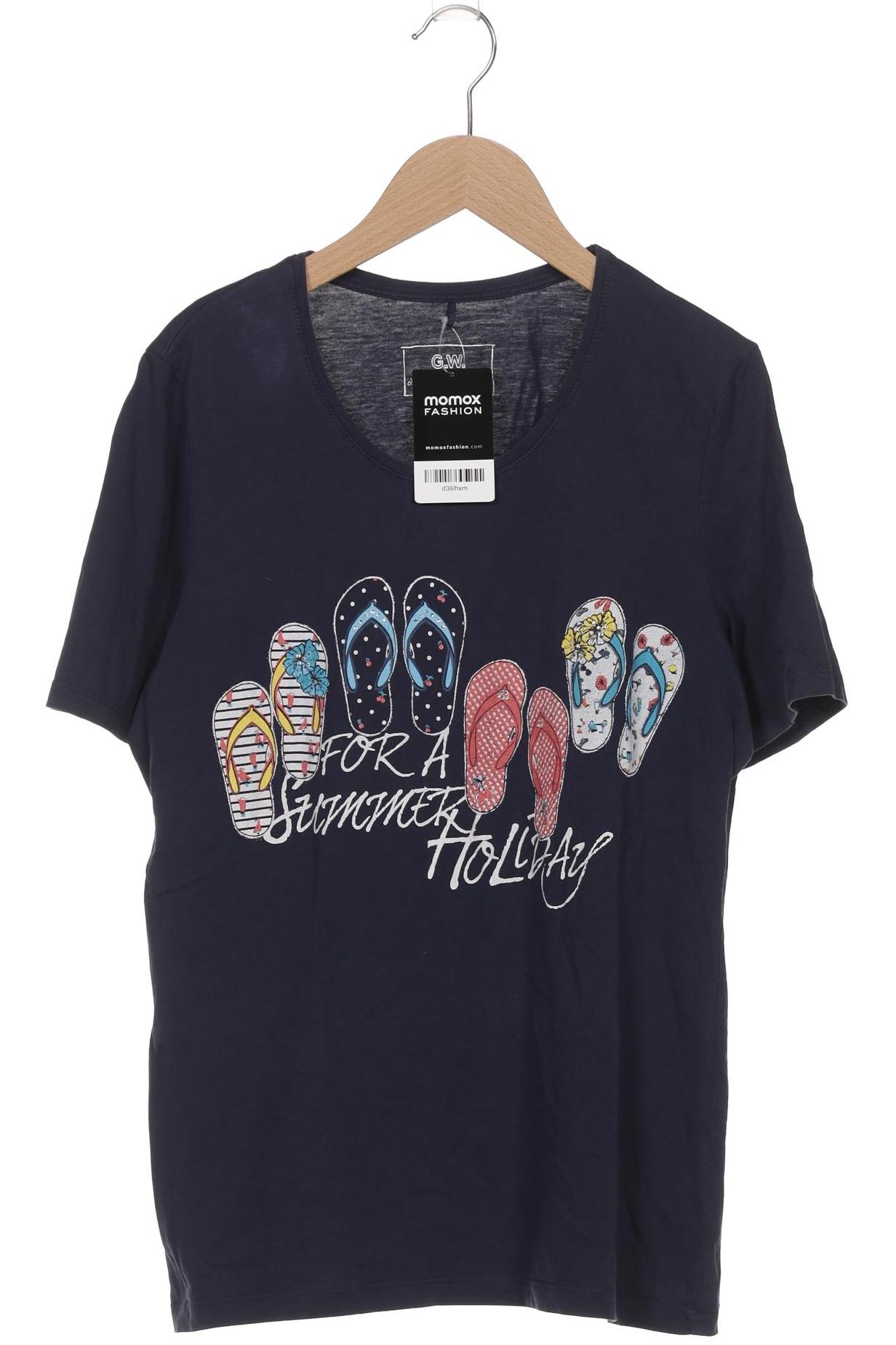 

Gerry Weber Damen T-Shirt, marineblau, Gr. 42