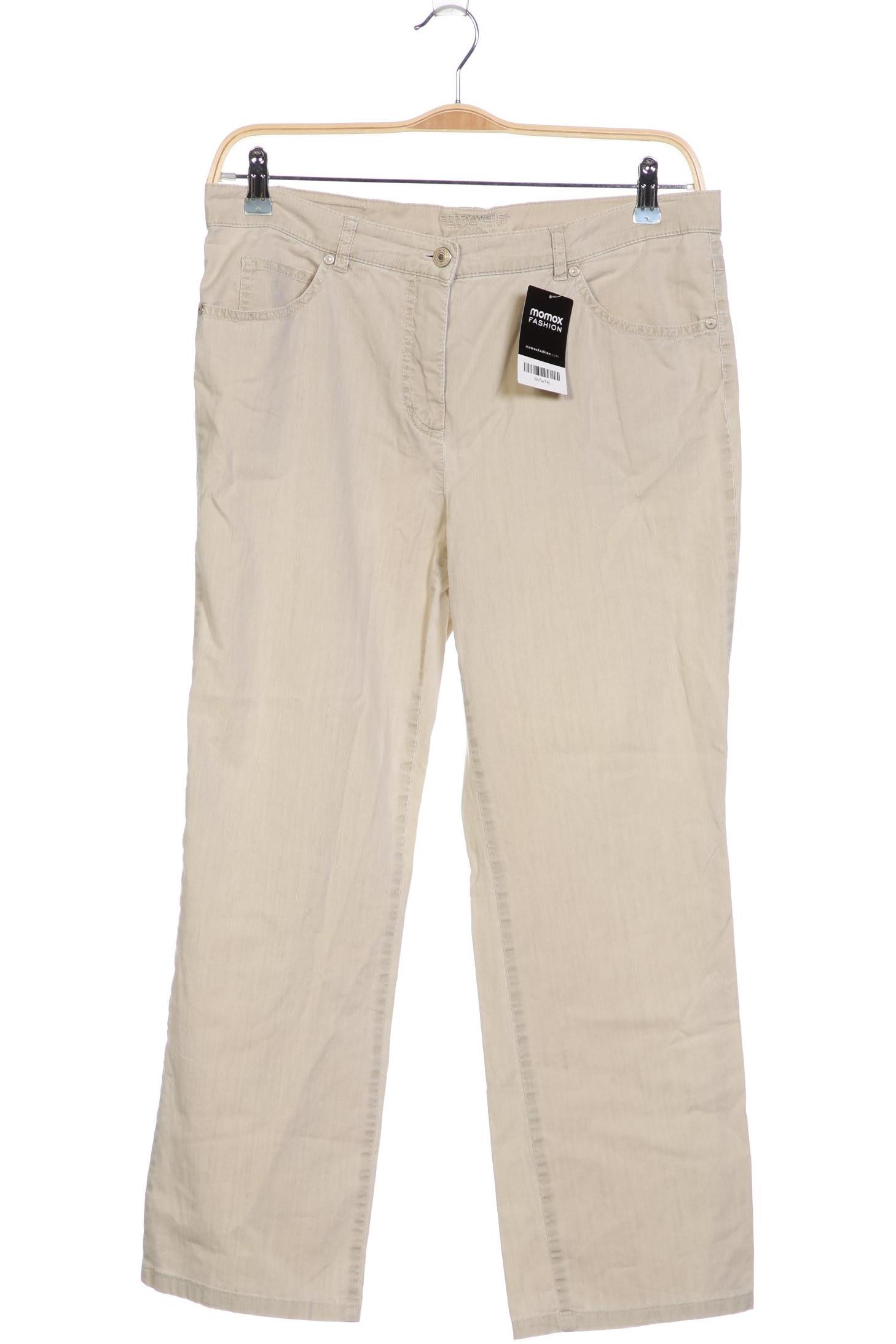 

Gerry Weber Damen Jeans, cremeweiß, Gr. 42