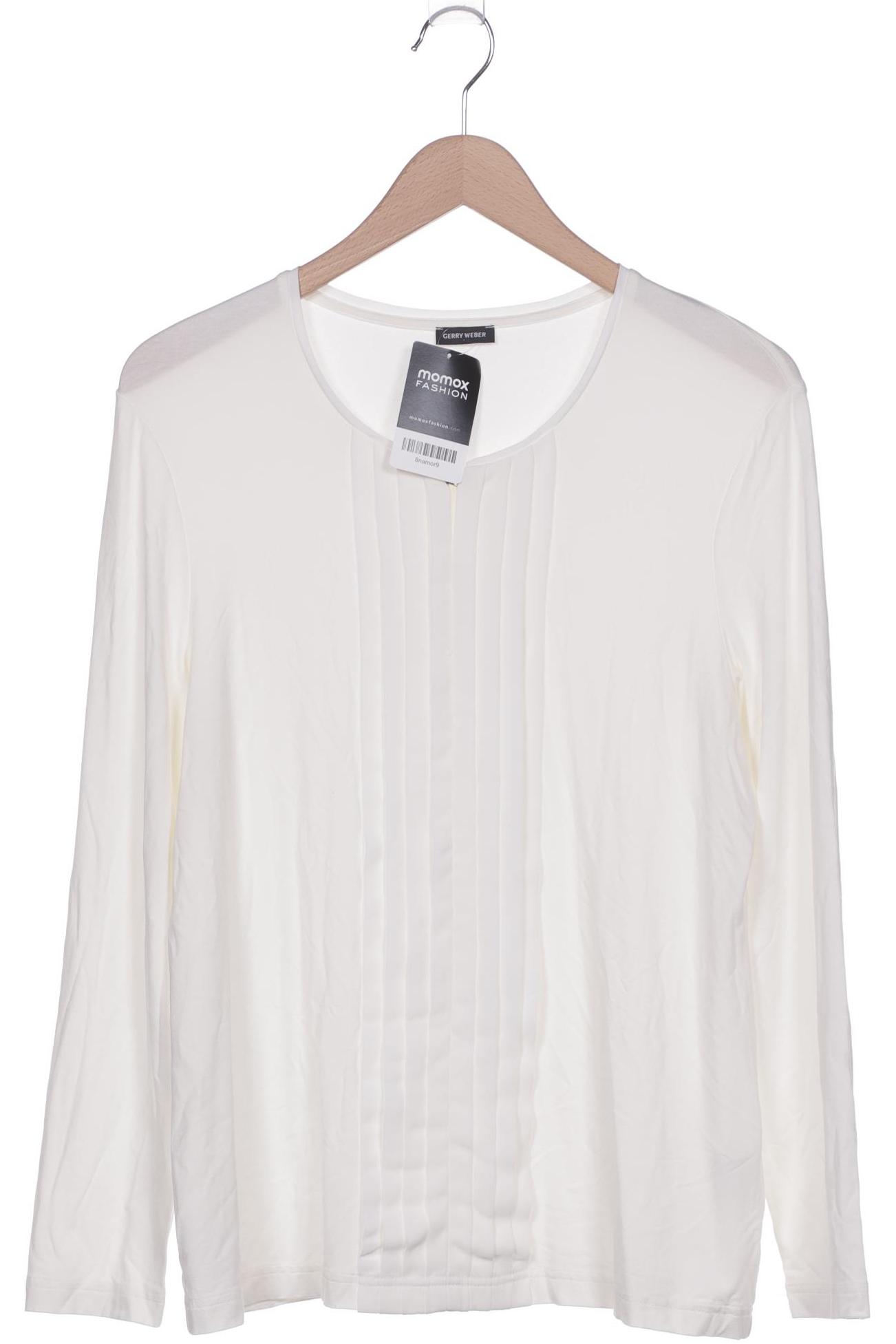 

Gerry Weber Damen Langarmshirt, weiß, Gr. 44
