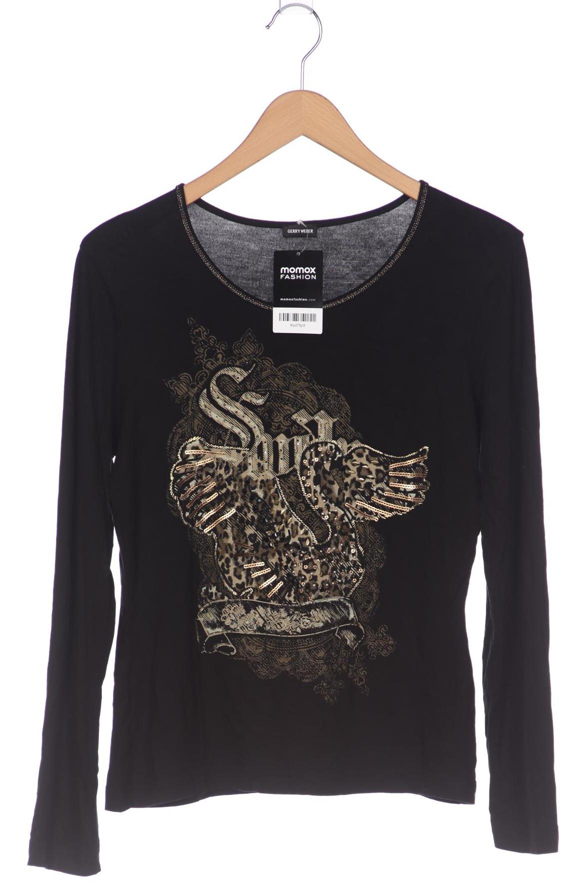 

Gerry Weber Damen Langarmshirt, schwarz, Gr. 38