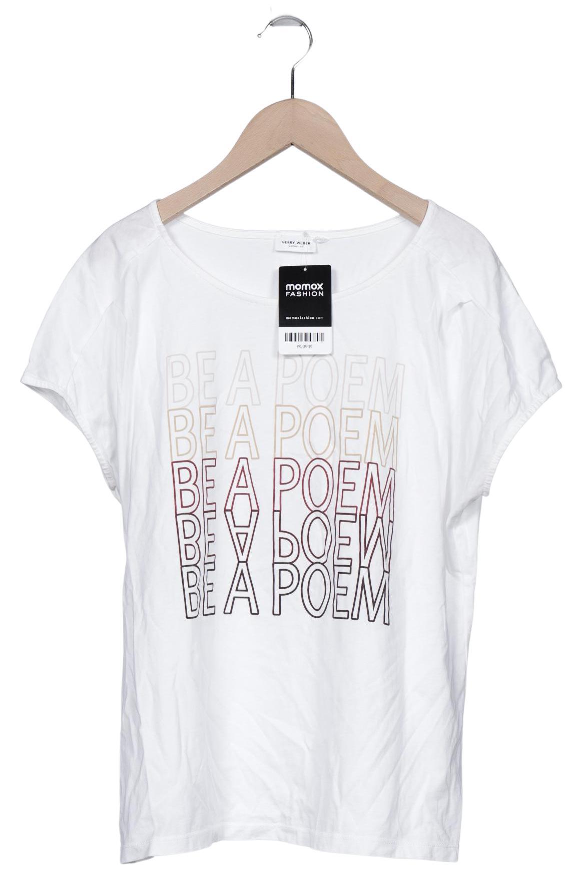 

Gerry Weber Damen T-Shirt, weiß, Gr. 44