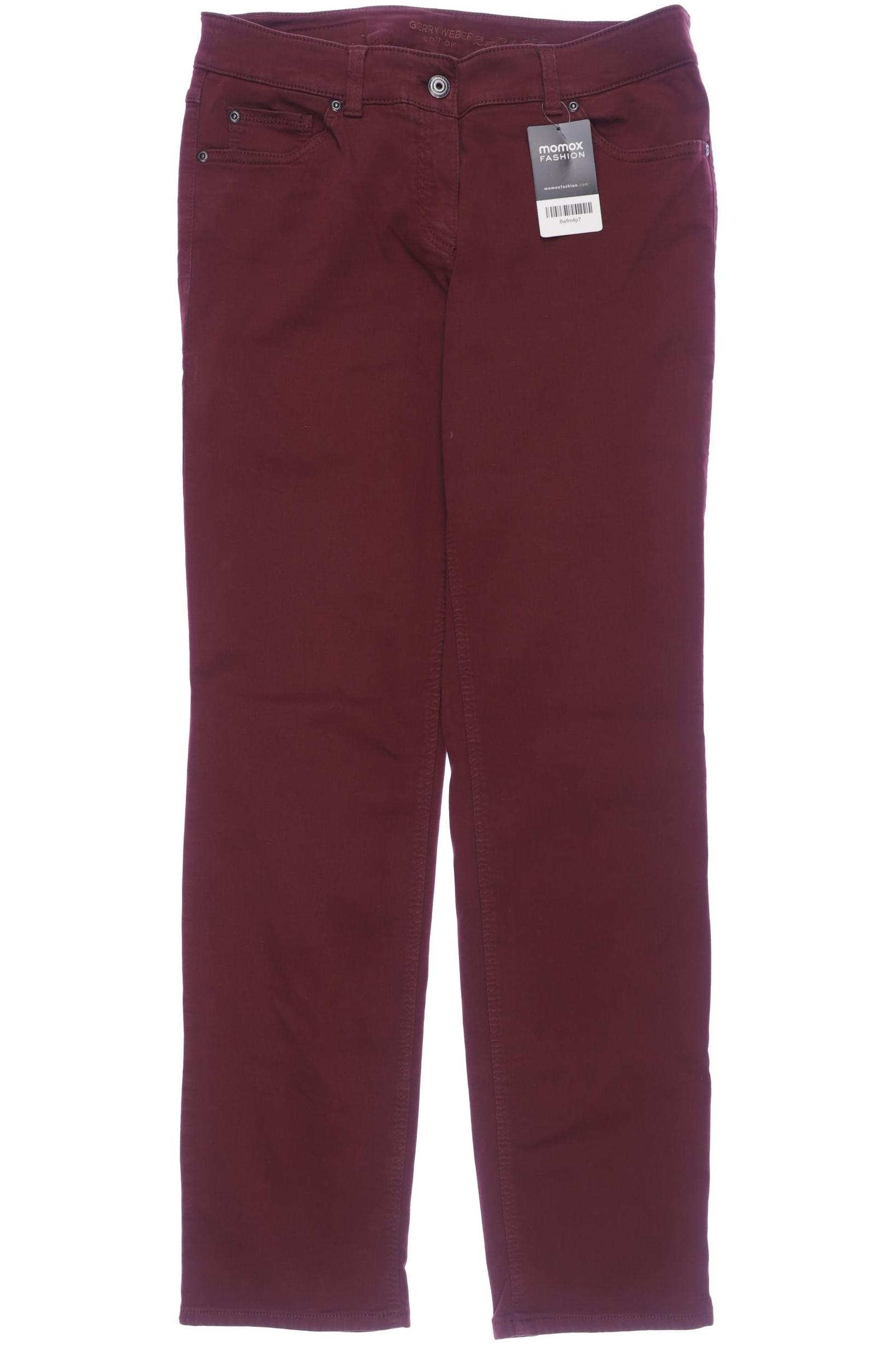 

Gerry Weber Damen Jeans, bordeaux, Gr. 30